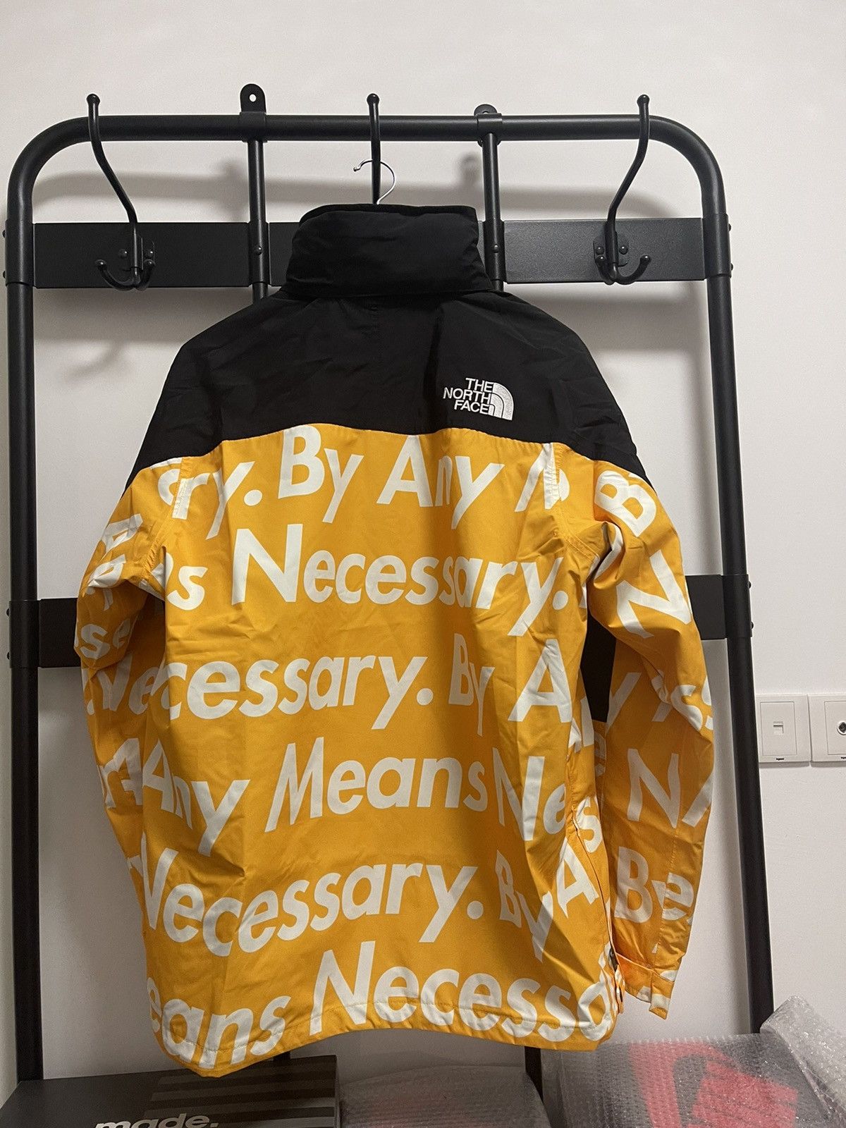 Supreme The North Face Supreme tnf 15fw yellow bamn pullover by any means jacket Grailed