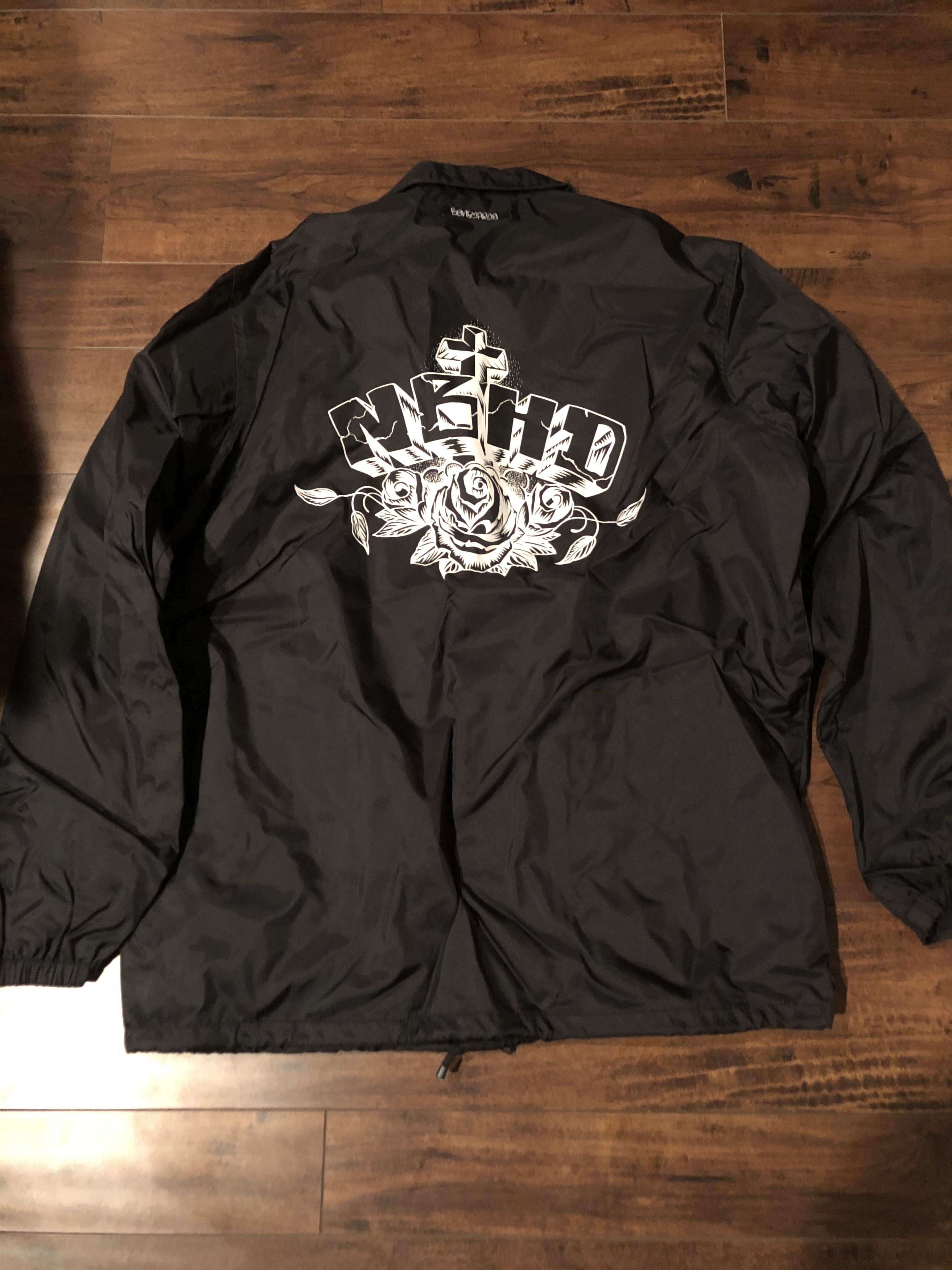 00s～　STUSSY×NEIGHBORHOOD×Boneyards　JKT L Rare VTG STUSSY x NEIGHBORHOOD Boneyards No Quarter T Shirt