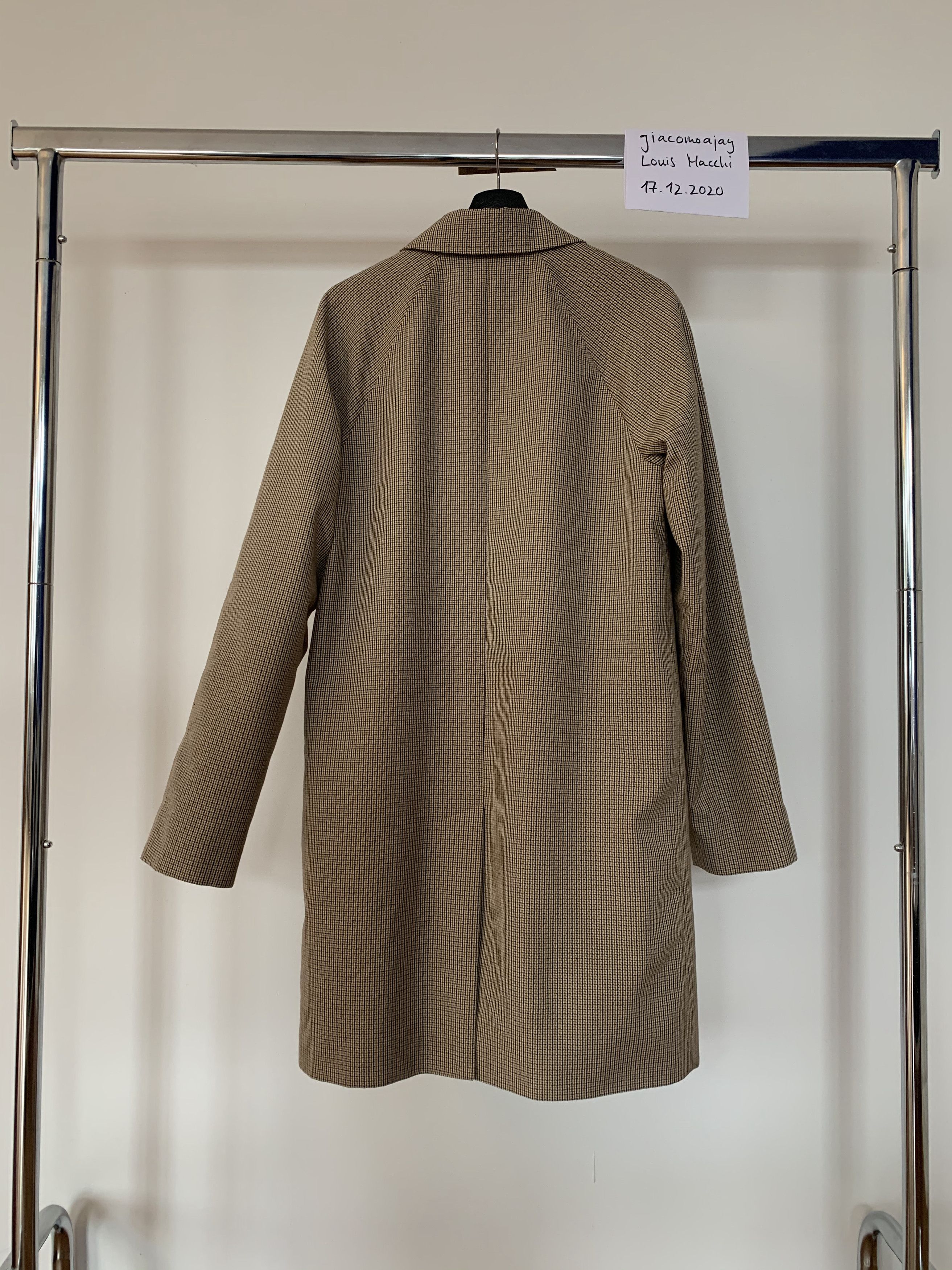 A.P.C. A.P.C Phil Checkered Mac Coat Size US S / EU 44-46 / 1 - 2 Thumbnail