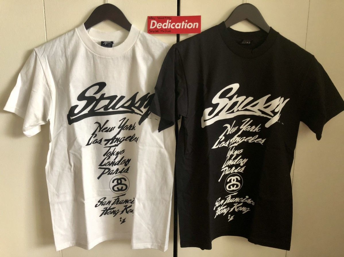 Stussy × Wtaps Stussy x Wtaps World Tour Tee x2 | Grailed