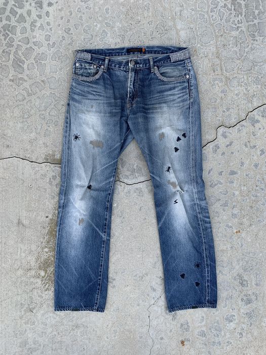 クリアランス販売店 undercoverism 06ss BUG INSECT DENIM - パンツ