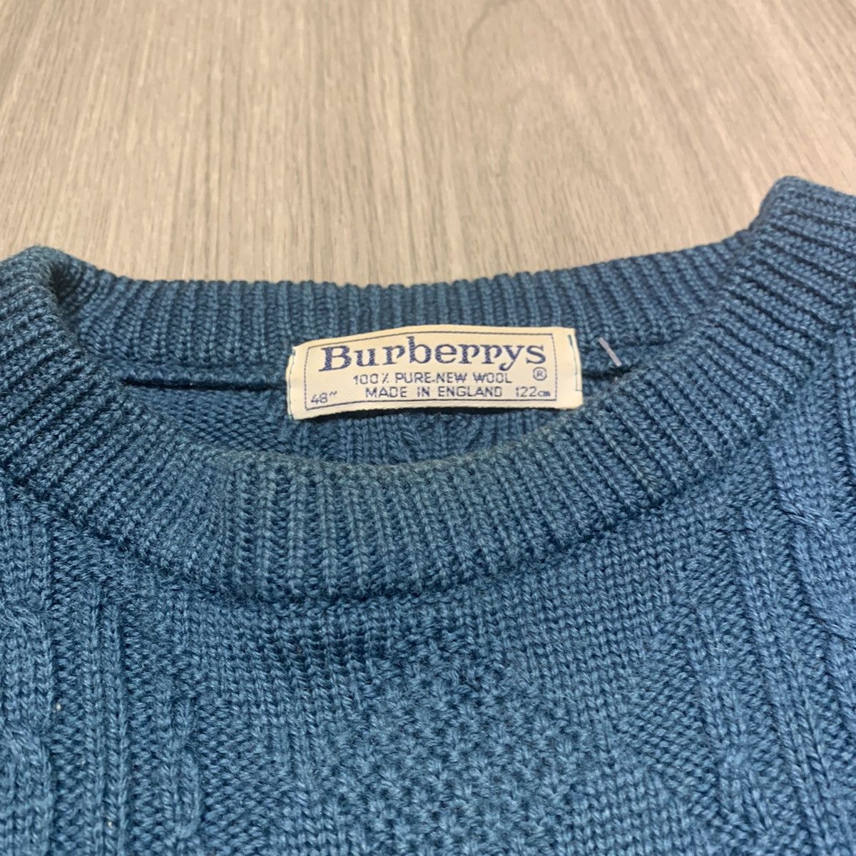 Burberry Vintage Burberry Knit Sweater Size US XL / EU 56 / 4 - 4 Thumbnail