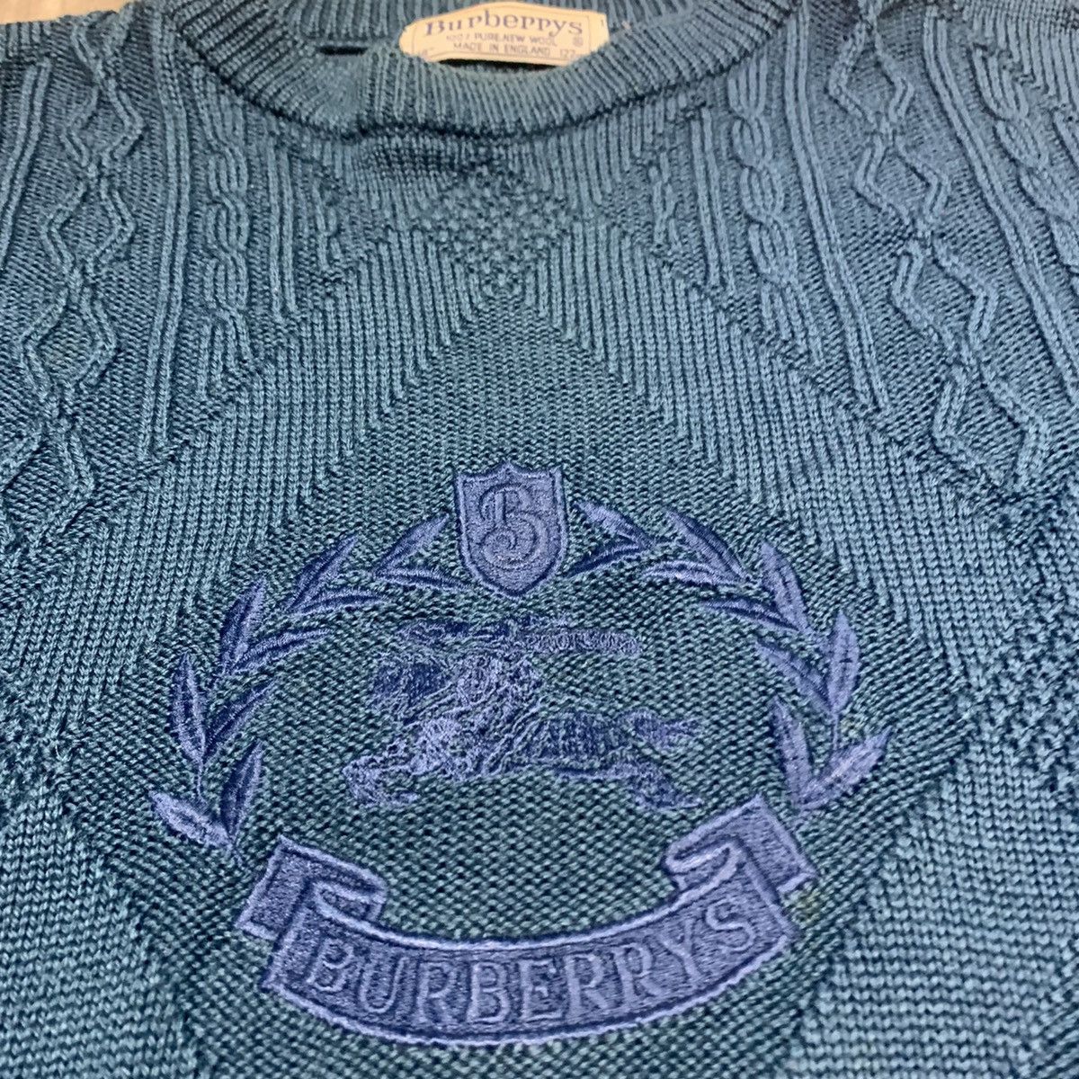 Burberry Vintage Burberry Knit Sweater Size US XL / EU 56 / 4 - 3 Thumbnail