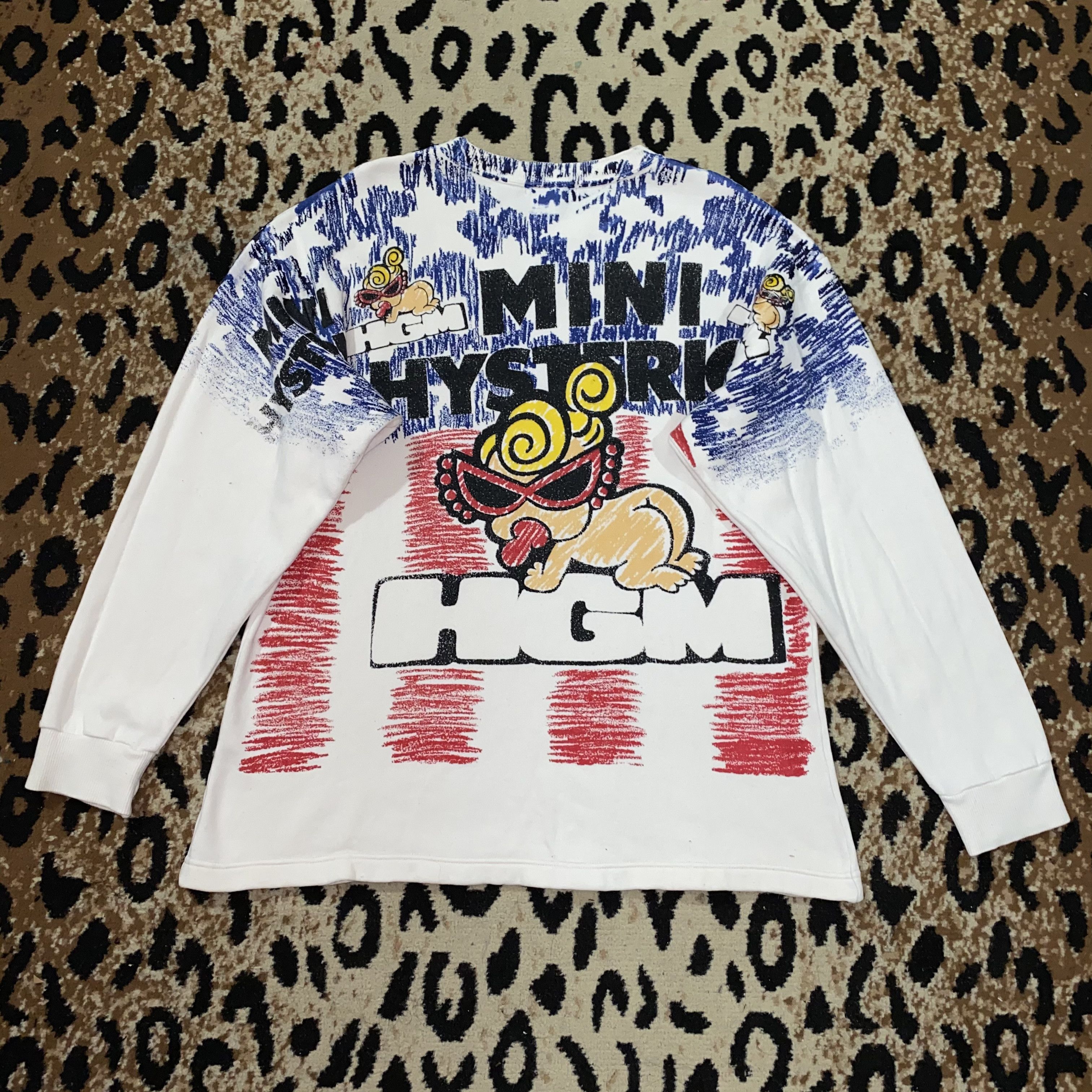 Hysteric Glamour Hysteric Mini Full Print Sweatshirt Size US M / EU 48-50 / 2 - 4 Thumbnail