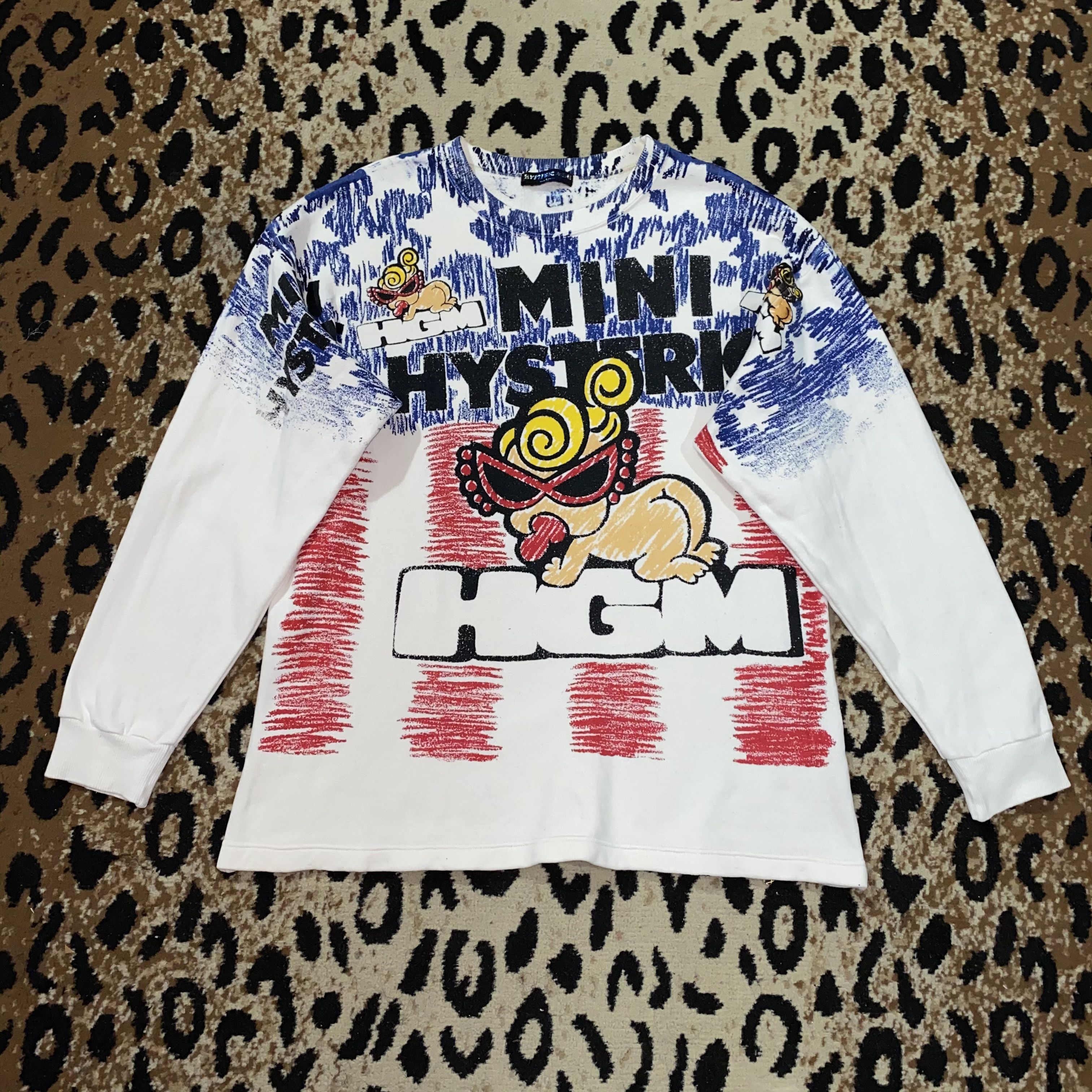 Hysteric Glamour Hysteric Mini Full Print Sweatshirt Size US M / EU 48-50 / 2 - 1 Thumbnail