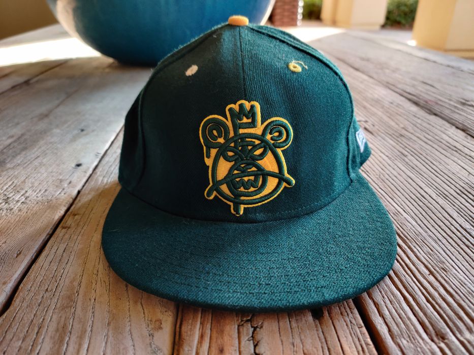 Mishka Mishka Bear Mop New Era Fitted - Green/Yellow - 7 /14 | Grailed