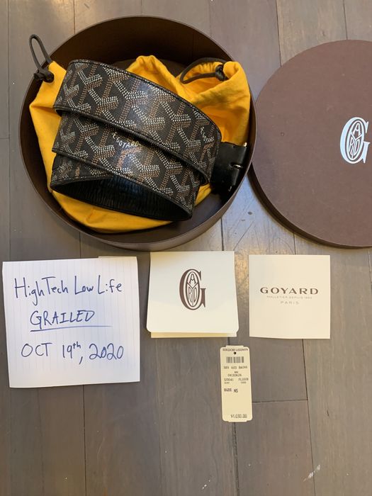 Were Goyard belts discontinued? : r/asaprocky