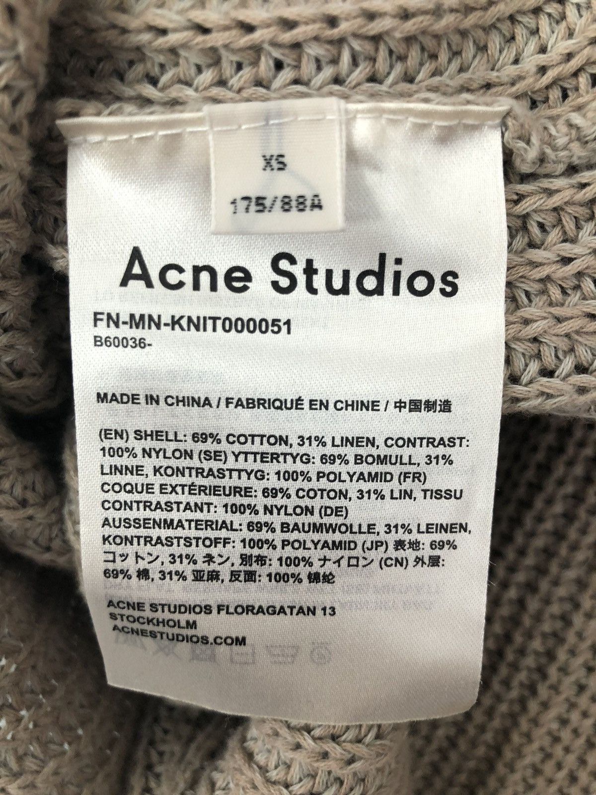 Acne Studios Acne Studios Sweater Size US XS / EU 42 / 0 - 5 Thumbnail