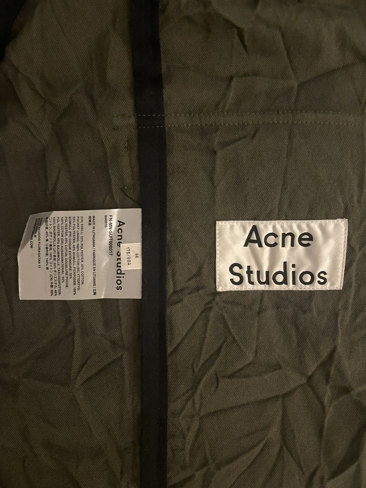 Acne Studios Acne Studios Green Blazer Size 34R - 6 Thumbnail