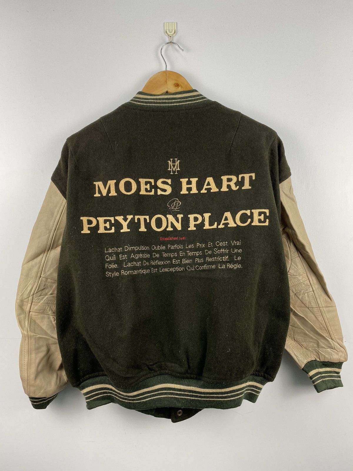 Japanese Brand × Vintage Vintage PPFM x MOES HART Leather Wool