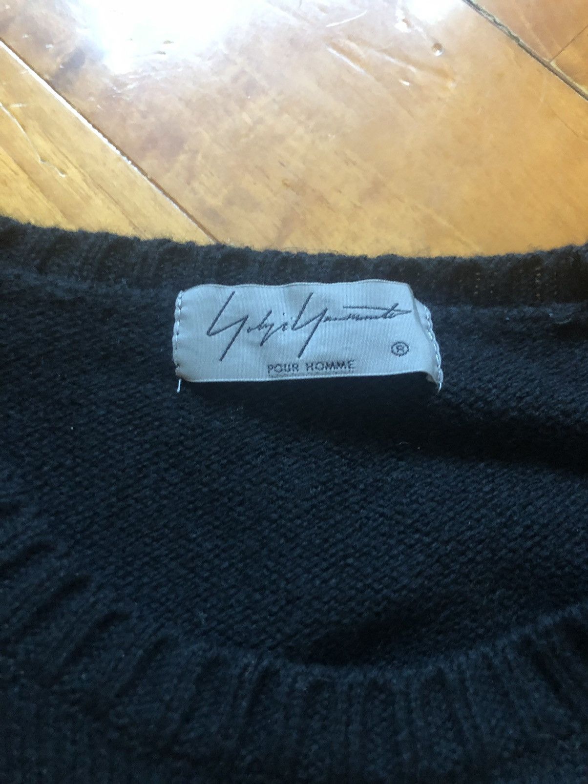 Yohji Yamamoto Yohji Yamamoto Pour Homme Intarsia Jumper Size US L / EU 52-54 / 3 - 3 Thumbnail