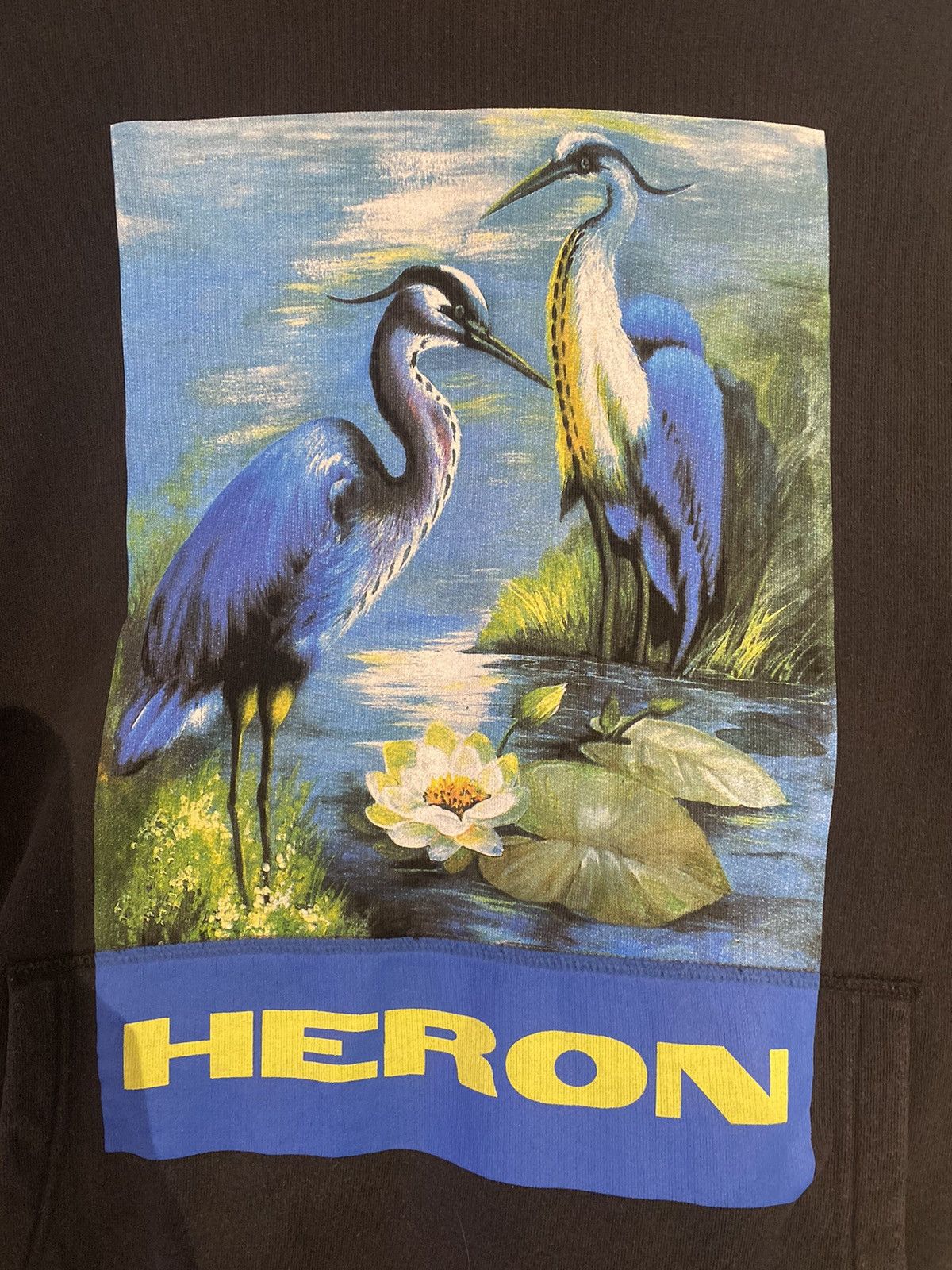 Heron Preston Heron Preston Blue Bird Print Hoodie | Grailed