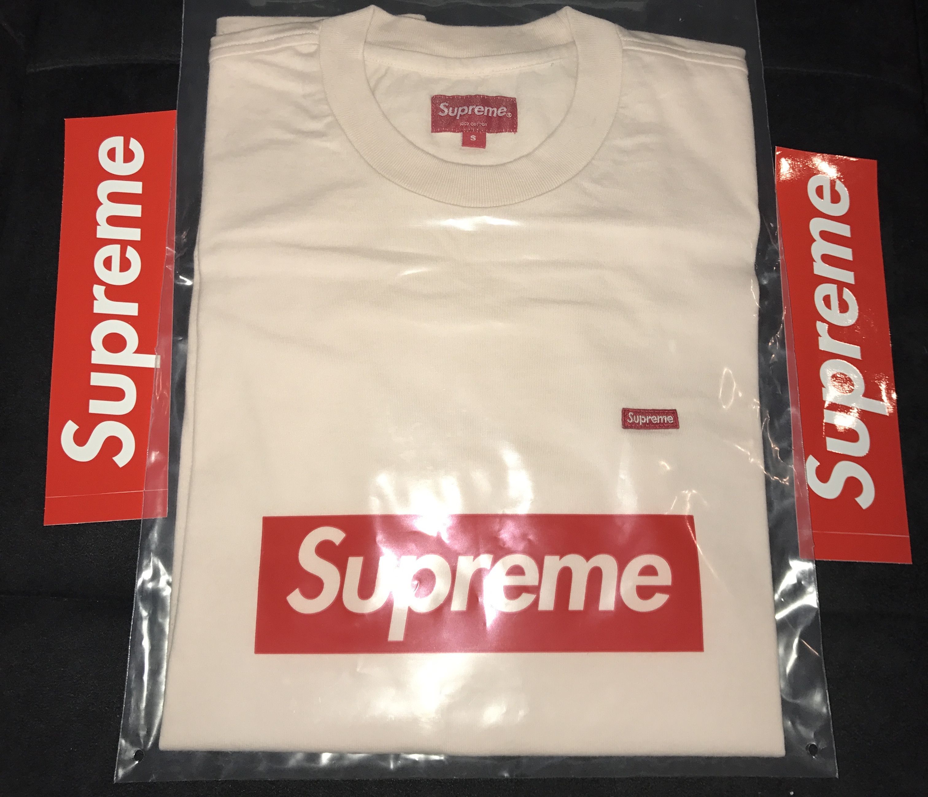 Supreme Supreme Small Box Logo Tee T-Shirt Bogo Pale Peach Pink | Grailed