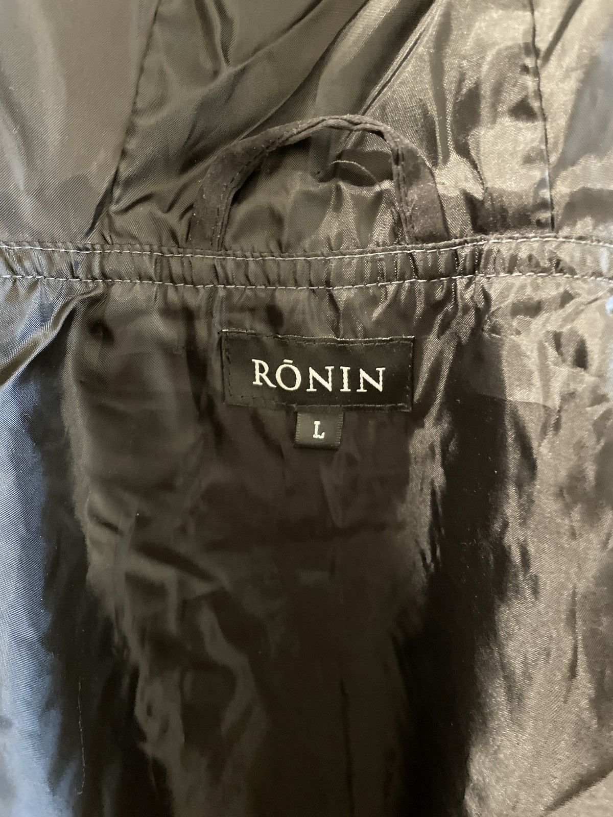 Ronin Division Viscose Panelled Jacket - Navy/Black - Large Size US L / EU 52-54 / 3 - 1 Thumbnail