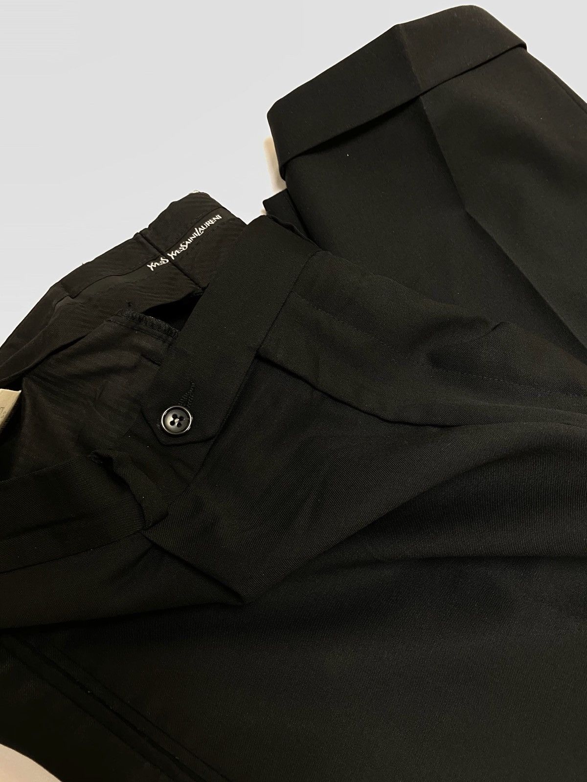 Yves Saint Laurent Vintage Yves Saint Laurent Wool Pants Size US 34 / EU 50 - 4 Thumbnail