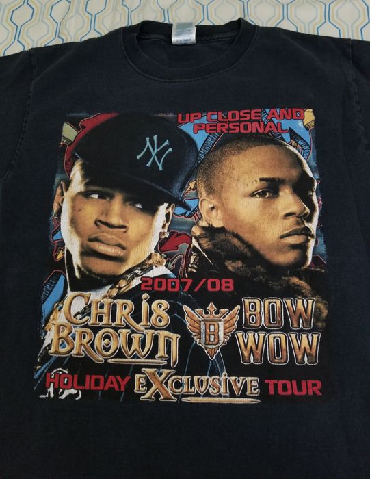 Vintage Vintage Chris Brown Bow Wow Tour T Shirt Rap Tee Concert 