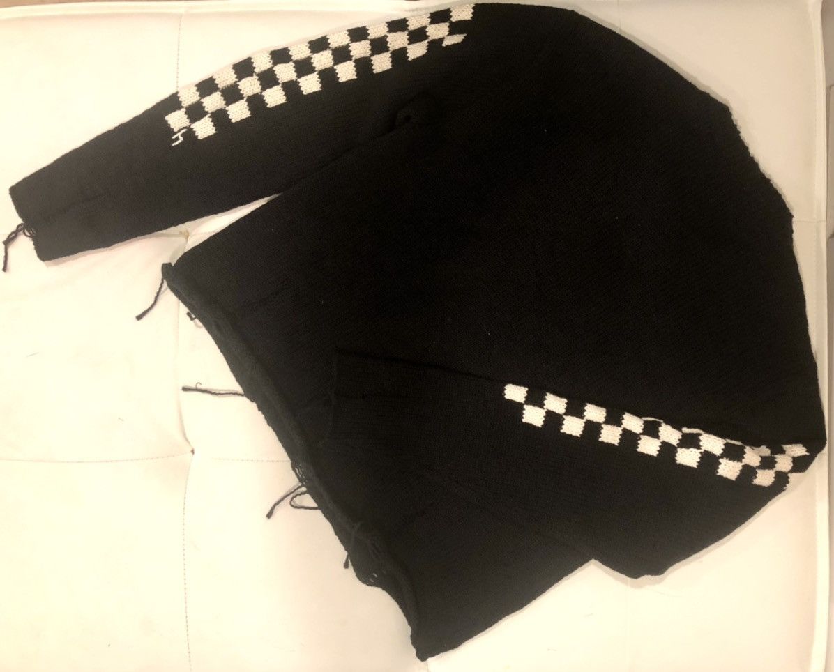 Rhude Rhude hand knit rhacer checkerboard sweater XL Size US XL / EU 56 / 4 - 7 Thumbnail