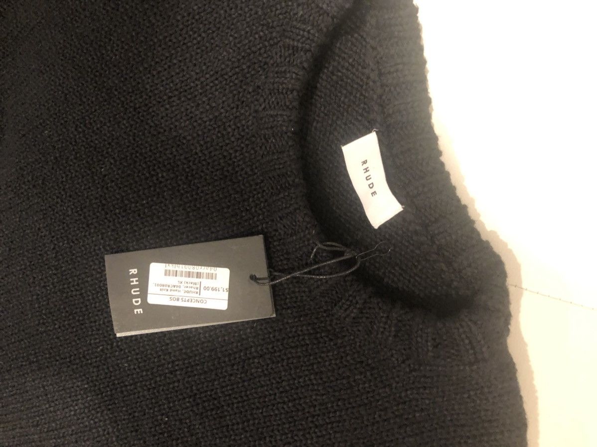 Rhude Rhude hand knit rhacer checkerboard sweater XL Size US XL / EU 56 / 4 - 3 Thumbnail