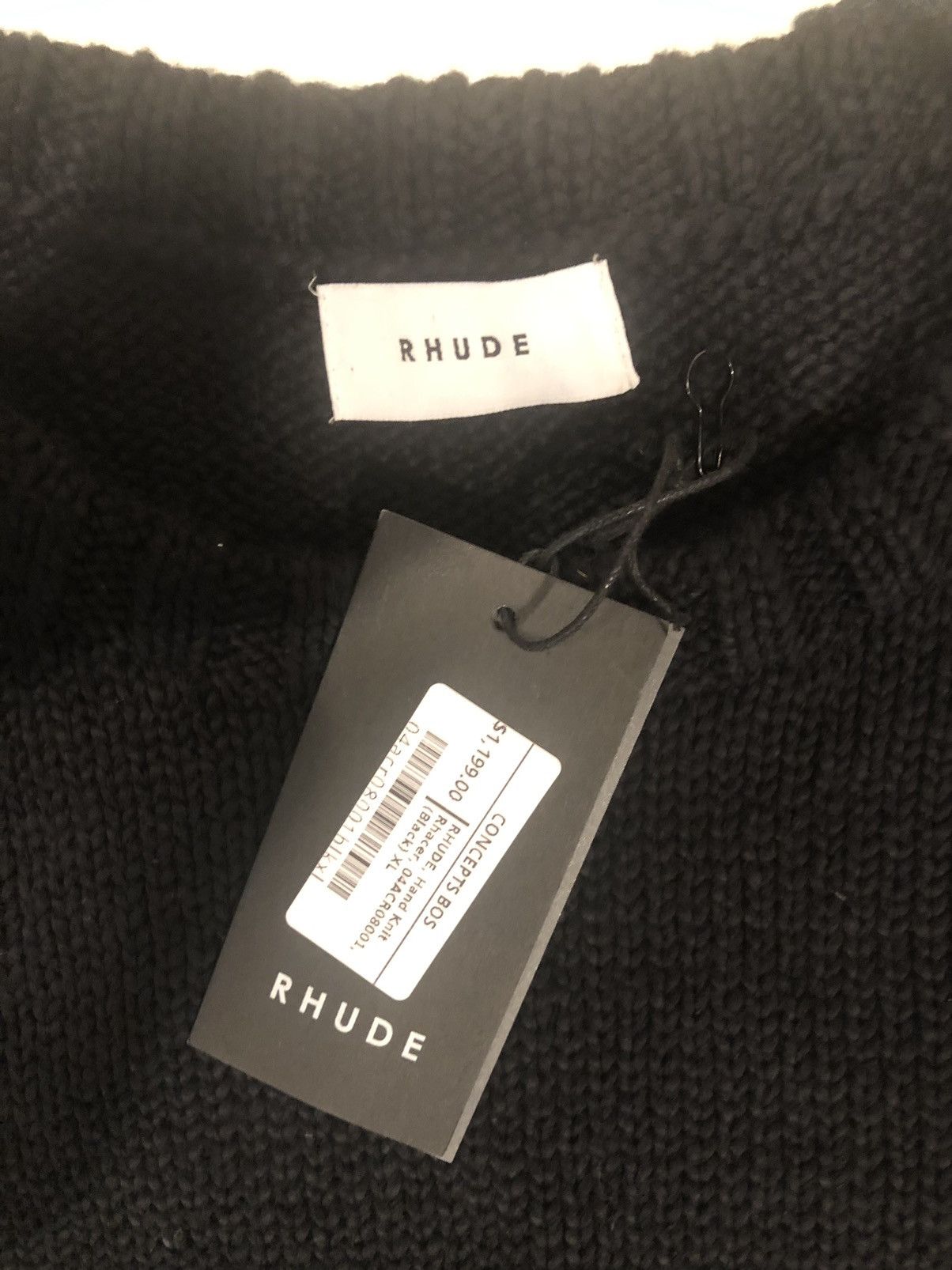 Rhude Rhude hand knit rhacer checkerboard sweater XL Size US XL / EU 56 / 4 - 4 Thumbnail