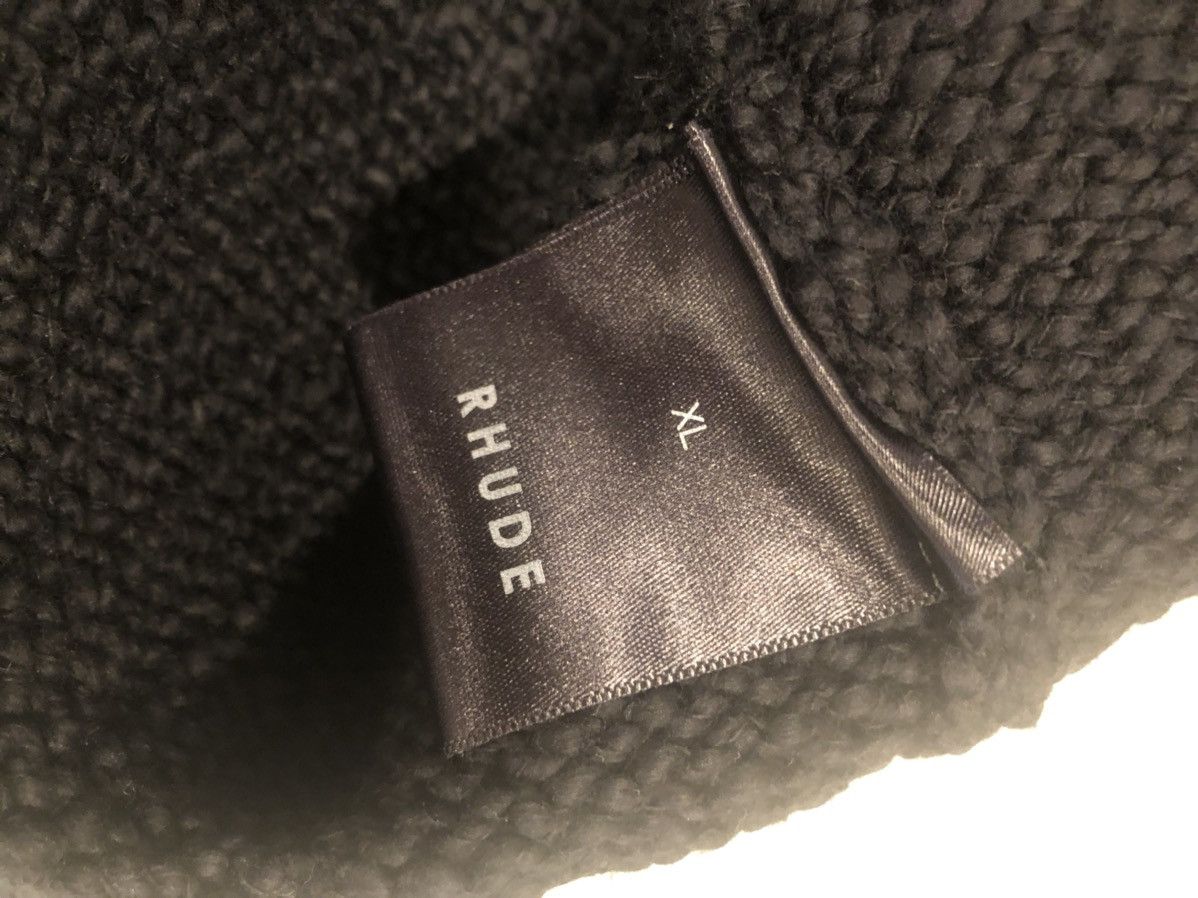 Rhude Rhude hand knit rhacer checkerboard sweater XL Size US XL / EU 56 / 4 - 6 Thumbnail
