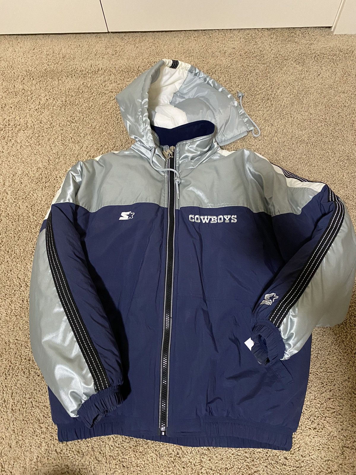 Starter × Vintage Dallas Cowboys NFL Pro Line STARTER jacket Size US L / EU 52-54 / 3 - 1 Thumbnail