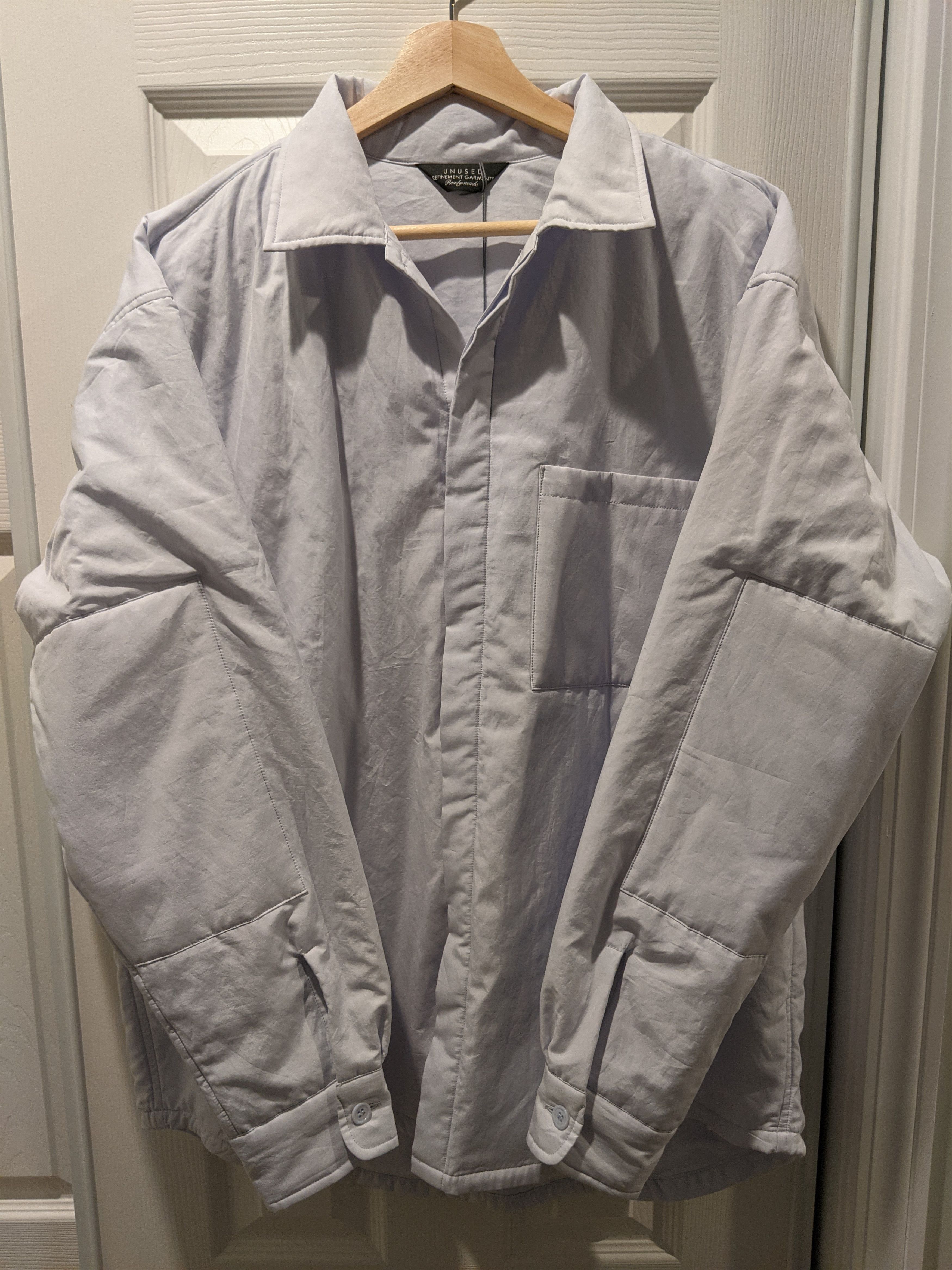 Unused US1694 Silk/Cotton Padded Shirt Jacket | Grailed
