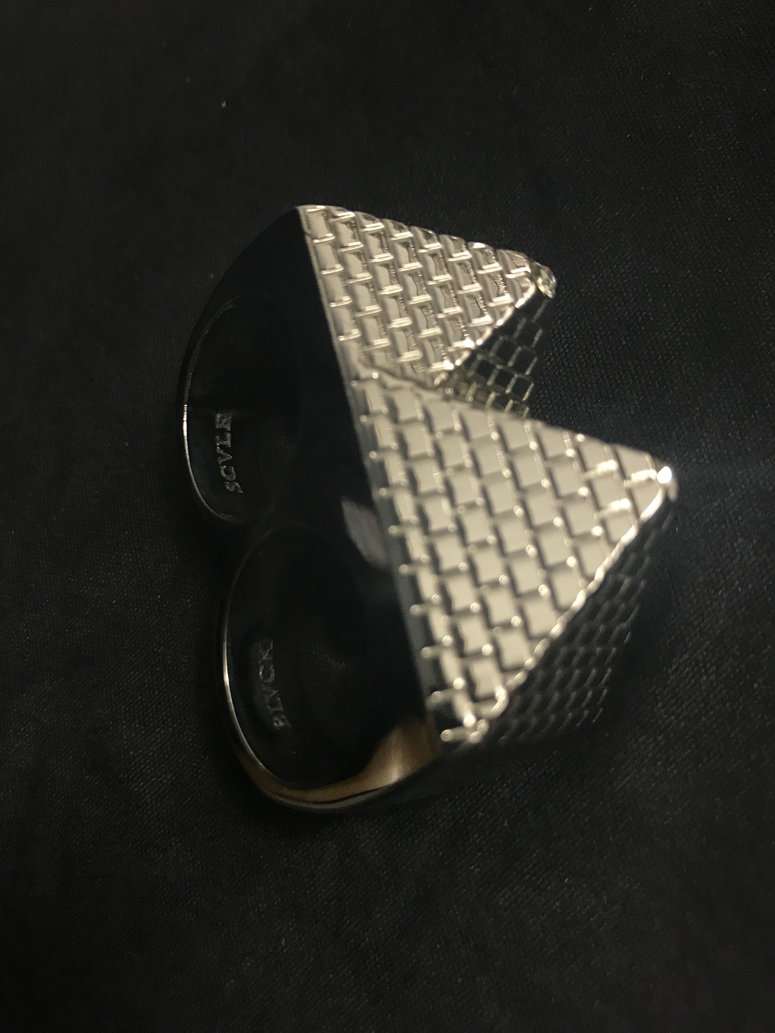 Black Scale Black Scale Double Pyramid Ring | Grailed