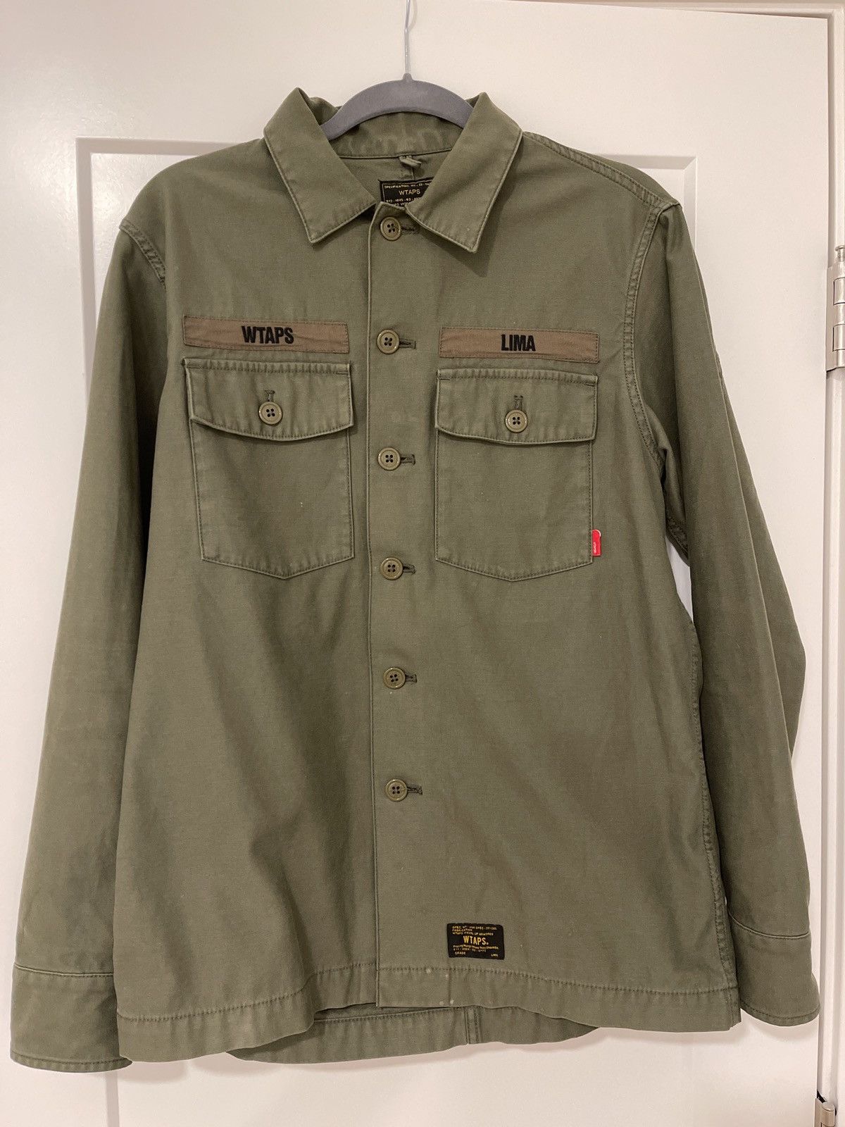 Wtaps WTAPS BUDS LS SHIRT OLIVE DRAB Large | Grailed