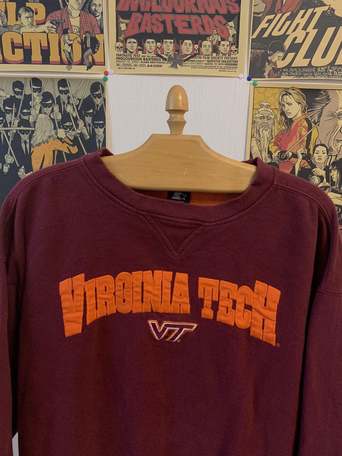 Vintage VTG 90’s Virginia Tech NCAA sweatshirt by Starter streetwear Size US XL / EU 56 / 4 - 2 Preview