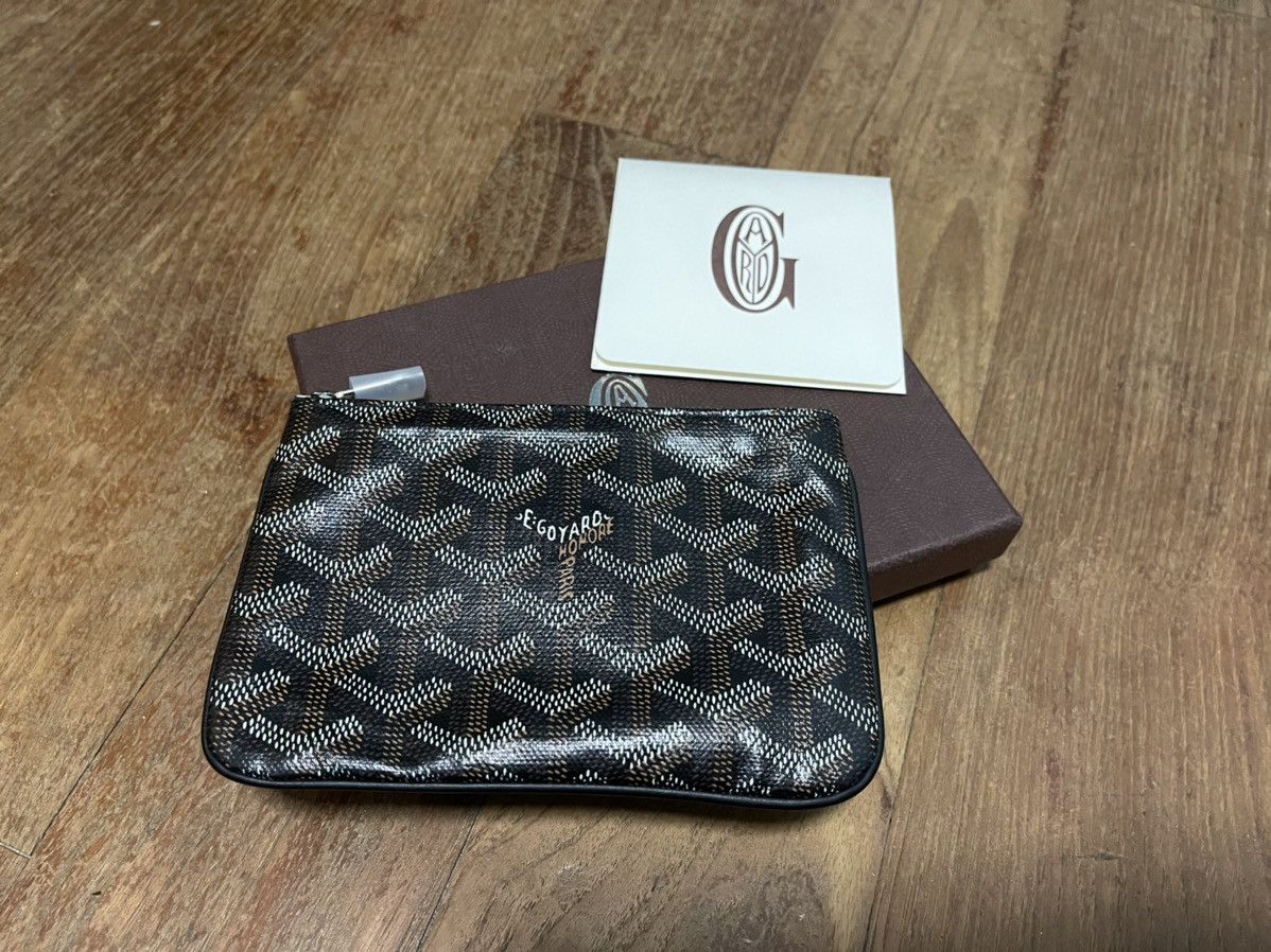 Goyard Goyardine Mini Senat Pochette Gray