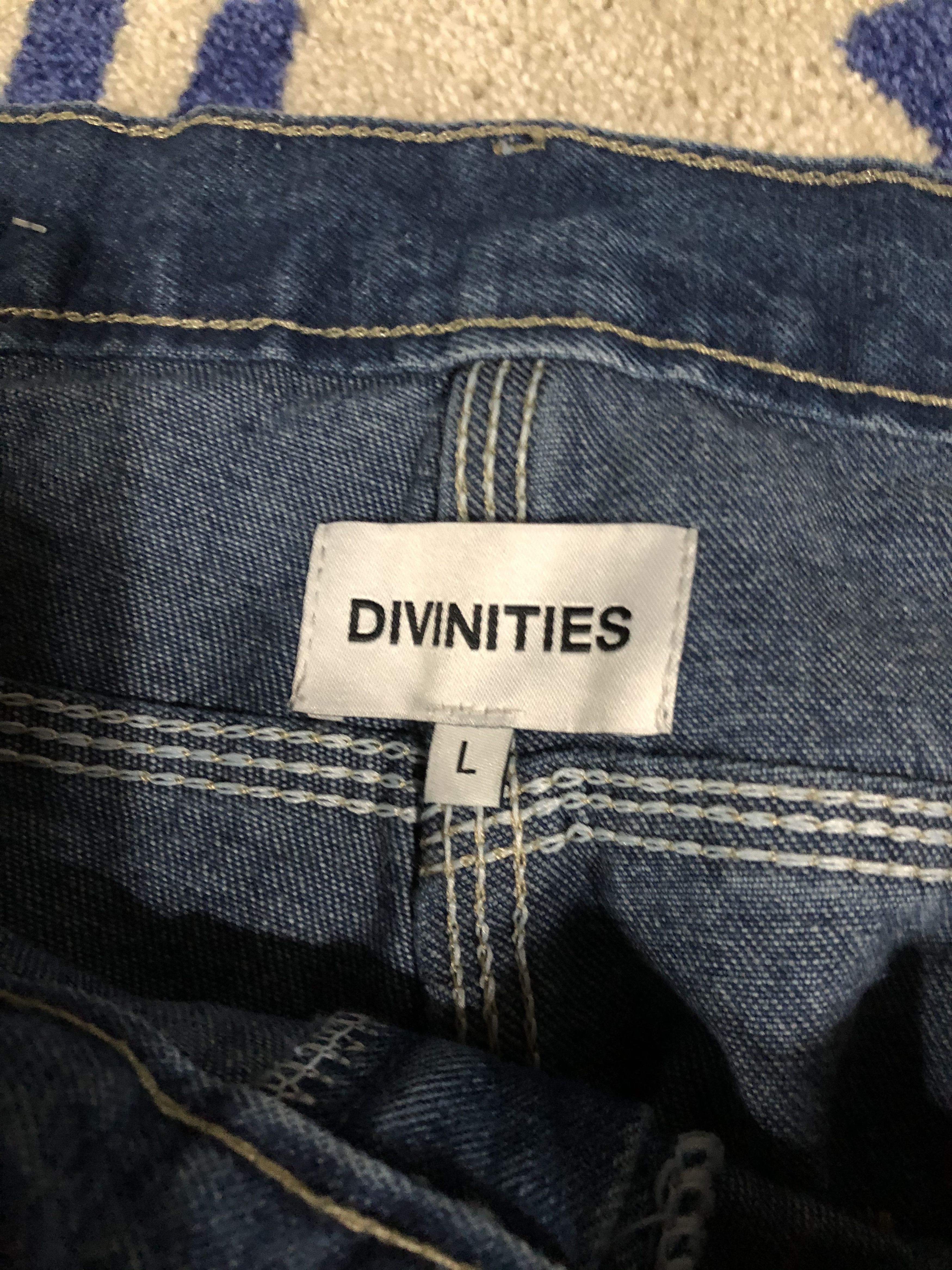 DIVINITIES Divinities Stonewashed Printed Carpenter Jean Size US 34 / EU 50 - 4 Thumbnail