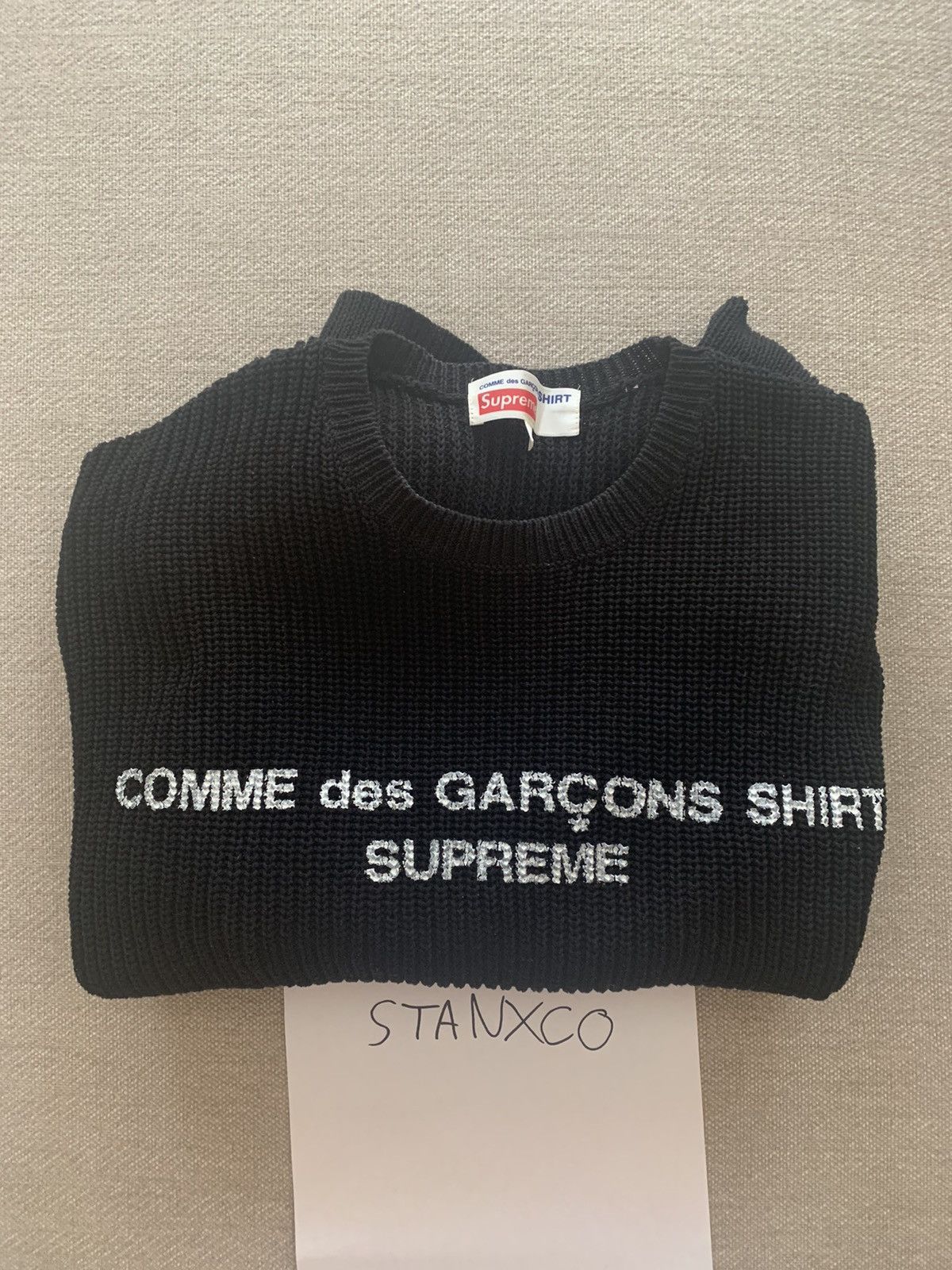 Supreme Supreme x Comme des garcons Shirt Sweater | Grailed