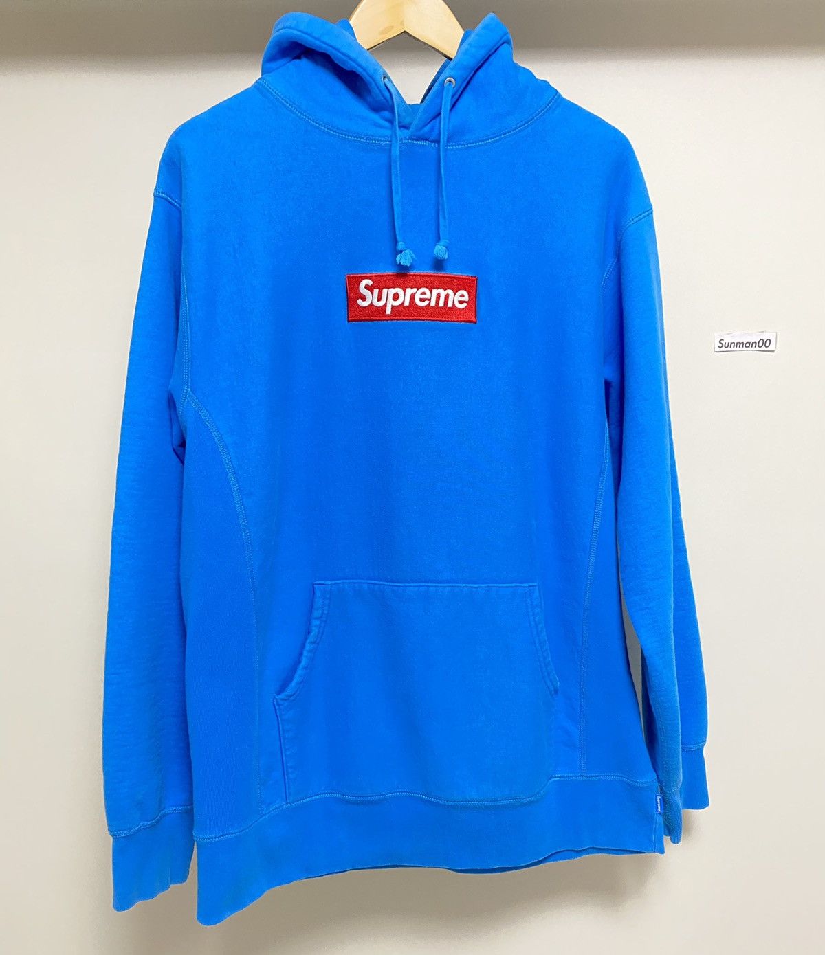 Supreme box logo hoodie teal