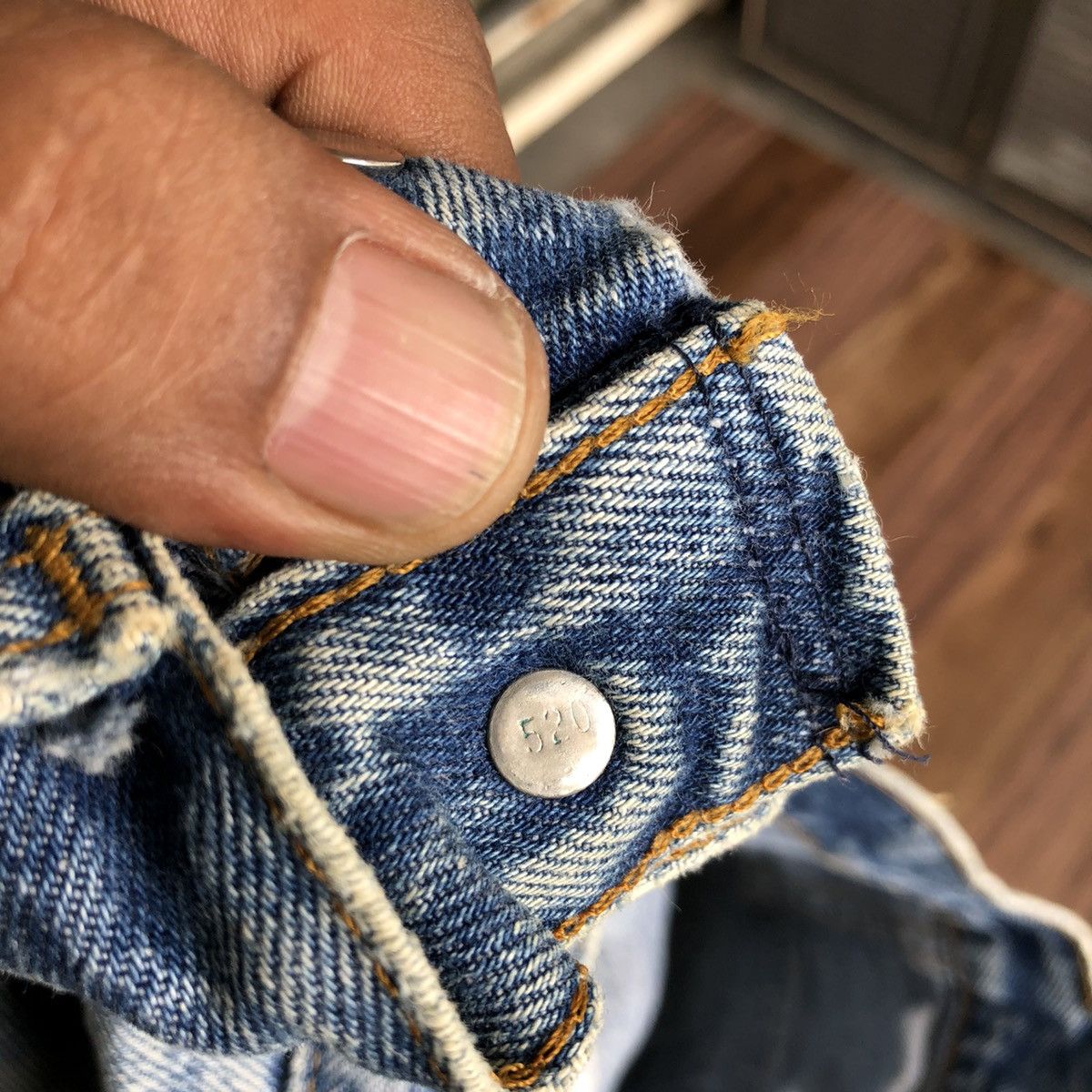 Levi's × Vintage Vintage 90’s Levis Single R Distressed Denim Jeans Size US 32 / EU 48 - 11 Thumbnail
