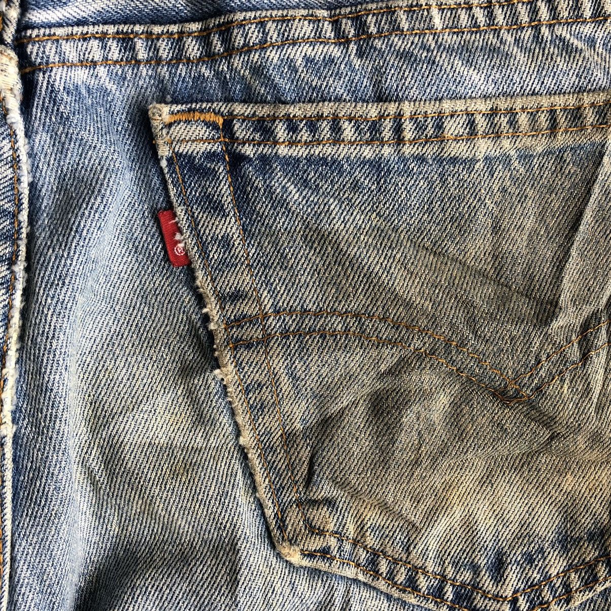 Levi's × Vintage Vintage 90’s Levis Single R Distressed Denim Jeans Size US 32 / EU 48 - 9 Thumbnail