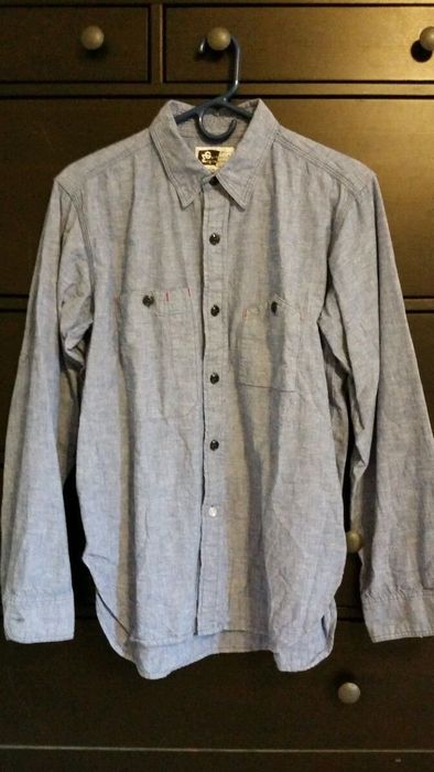 Engineered Garments Work Shirt Blue Chambray Size US M / EU 48-50 / 2 - 1 Preview