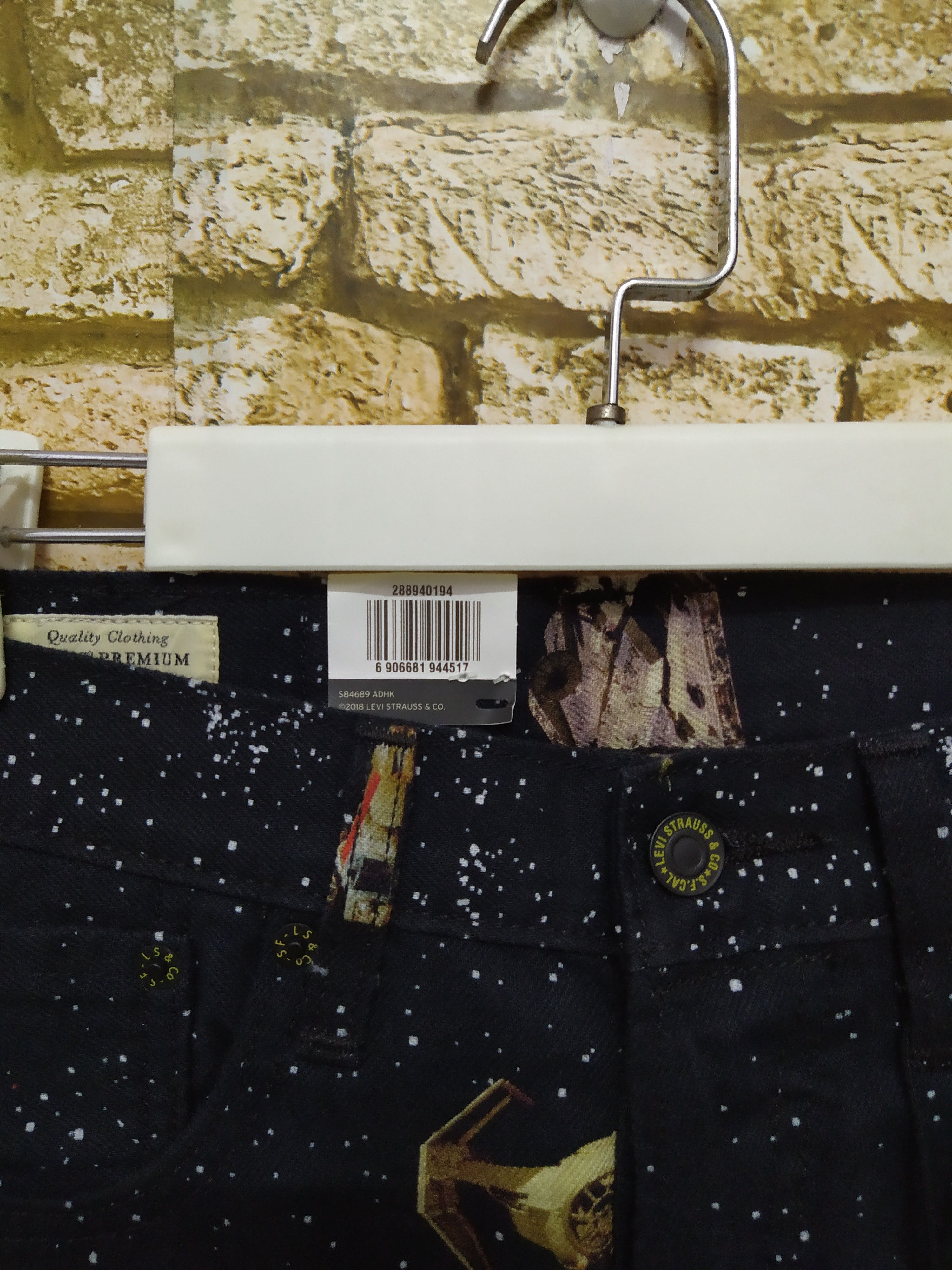 Levi's × Star Wars LEVIS 501 BIG E x STAR WARS DENIM (B786) Size US 29 - 3 Thumbnail