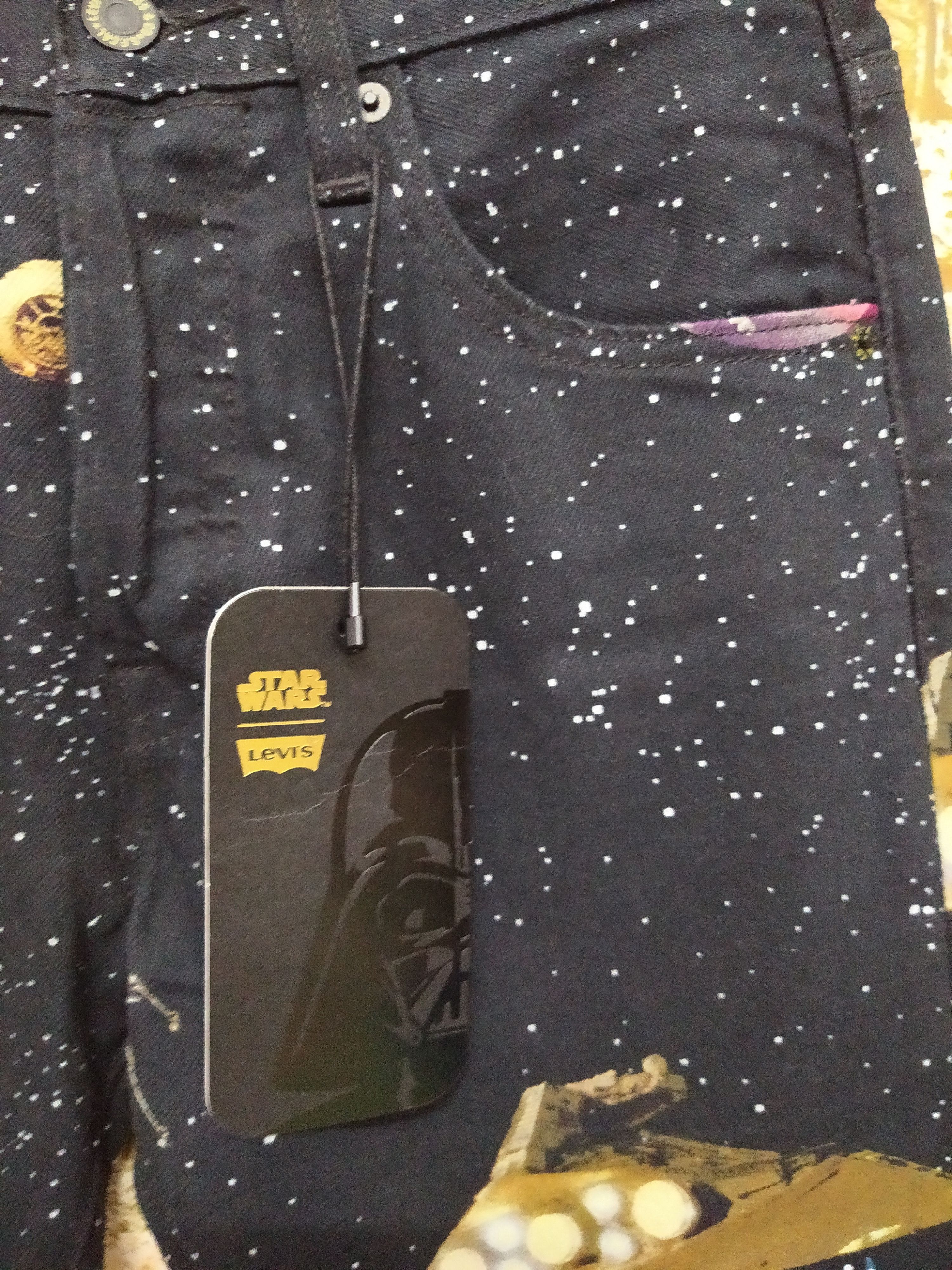 Levi's × Star Wars LEVIS 501 BIG E x STAR WARS DENIM (B786) Size US 29 - 2 Thumbnail