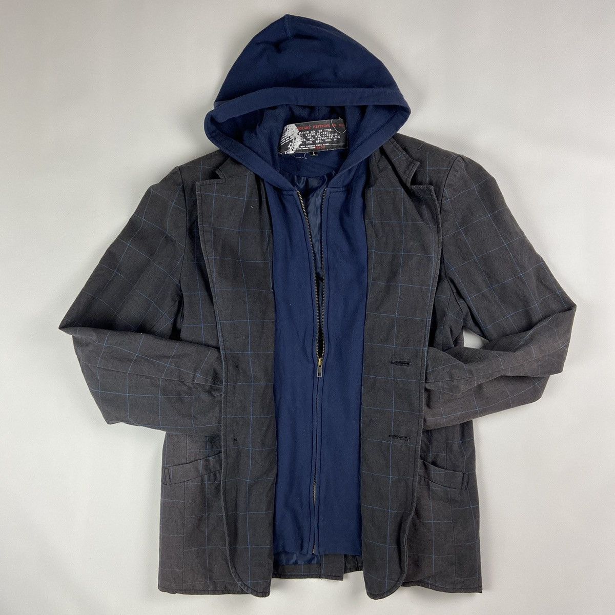 Insight SUNFADED DISTRESSED HOODIE+BLAZER INSIGHT FIFTYONE Size US L / EU 52-54 / 3 - 2 Thumbnail