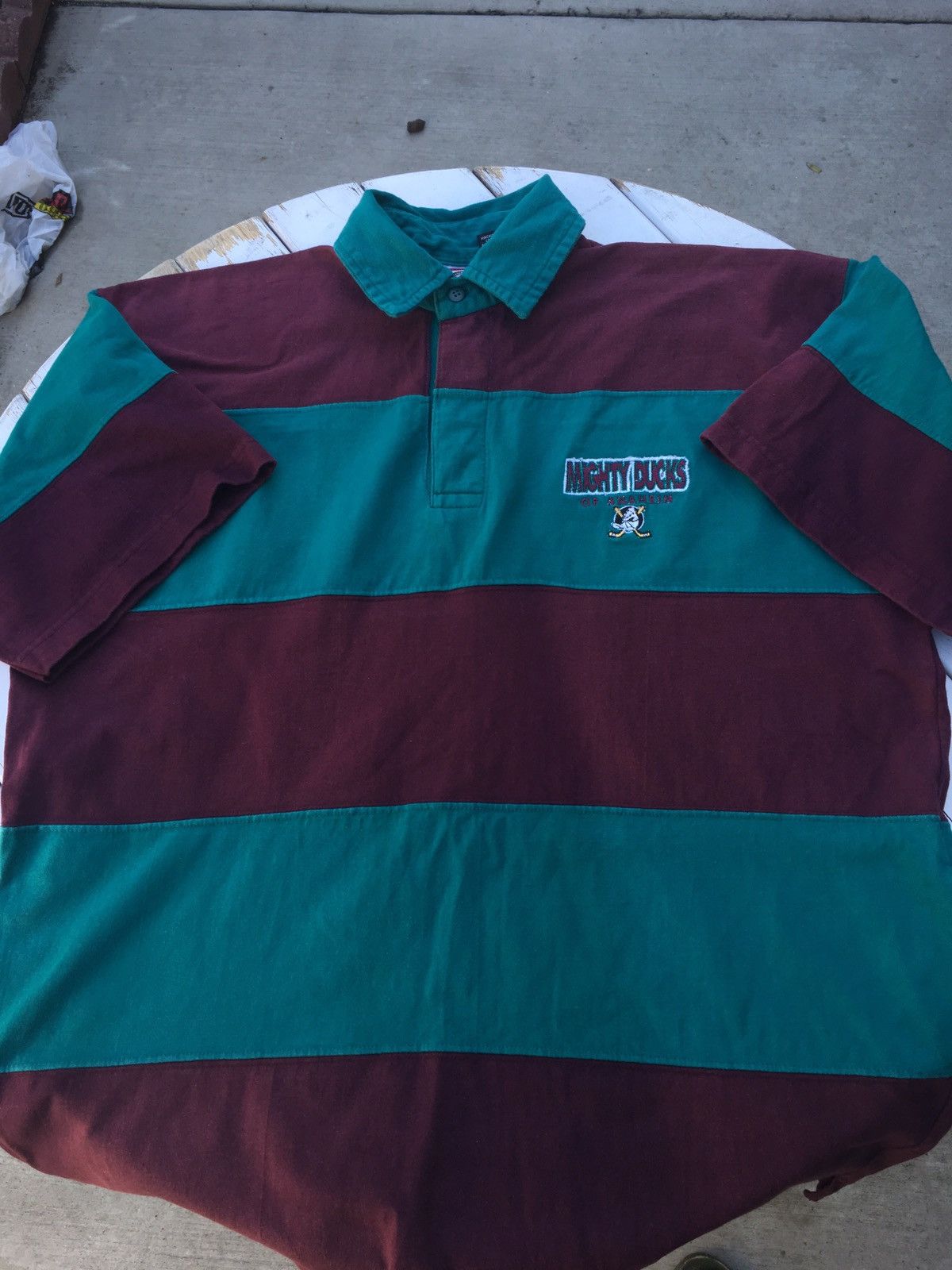 Vintage Mighty Ducks Polo Size X-Large – Yesterday's Attic