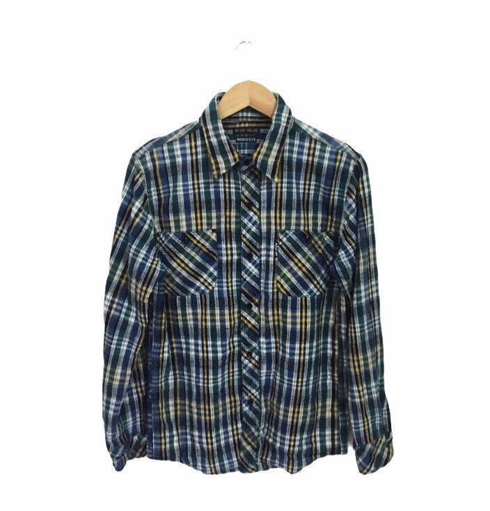 Blue Blue Japan BLUE BLUE JAPAN INDIGO DYE CHECKERED JAPANESE BRAND SHIRT Size US M / EU 48-50 / 2 - 1 Thumbnail