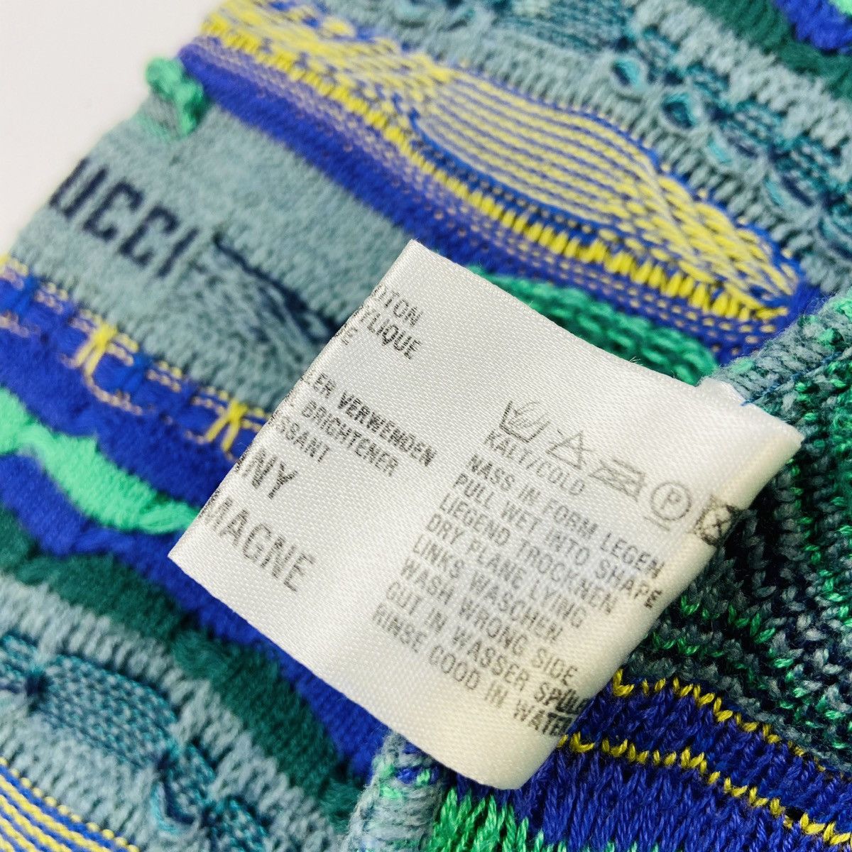 Carlo Colucci × Vintage RECURSION SWEATER ON SWEATER KNITTED COOGI STYLE 1990s Size US L / EU 52-54 / 3 - 13 Thumbnail