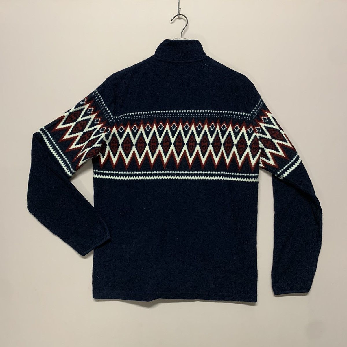 Japanese Brand × Tribal Streetwear × Uniqlo Uniqlo Tribal Navajo Design Zip Ups Sweater Sweatshirt Size US L / EU 52-54 / 3 - 5 Thumbnail