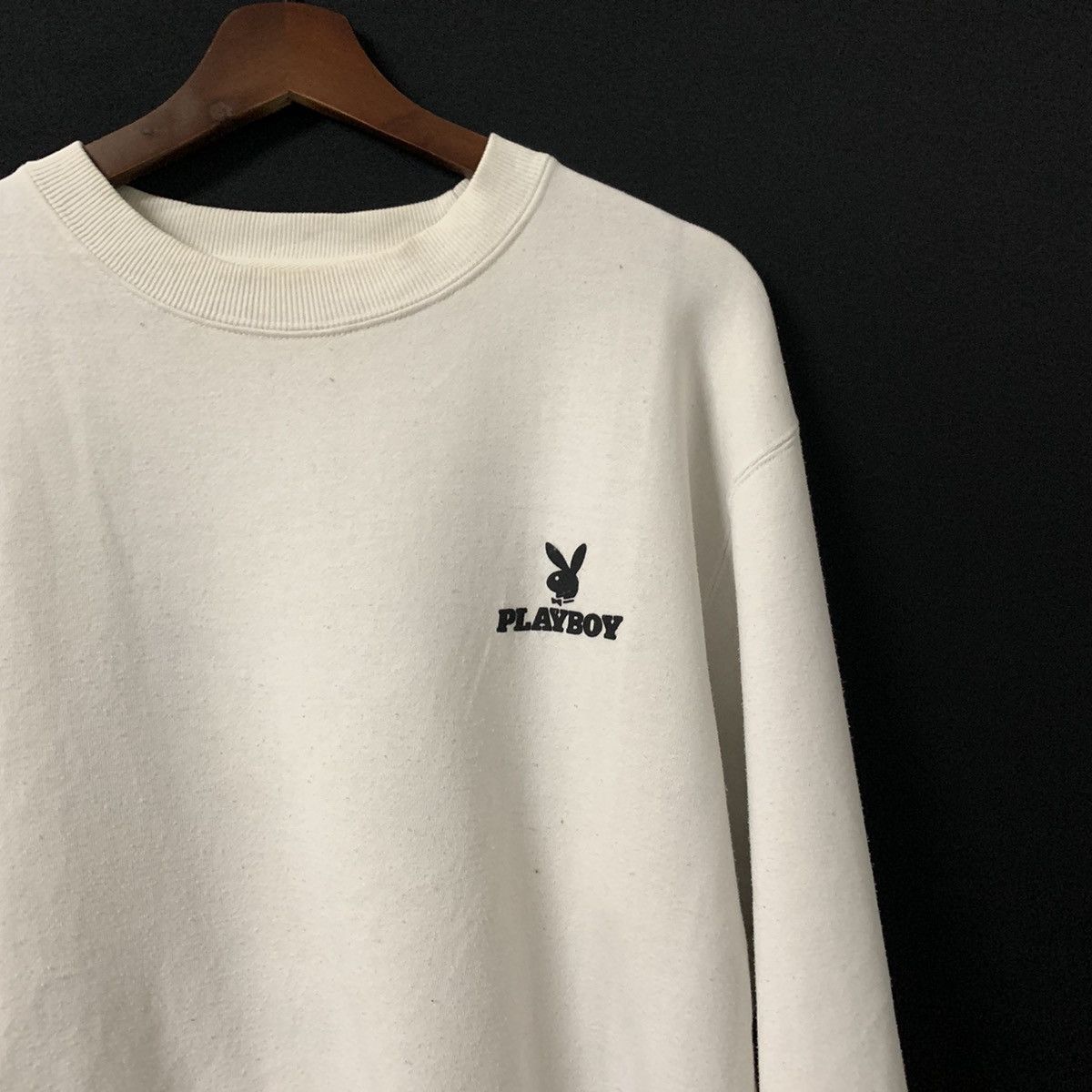 Playboy Playboy Brand Big Logo Back Crewneck Sweater Medium Size Size US M / EU 48-50 / 2 - 3 Thumbnail