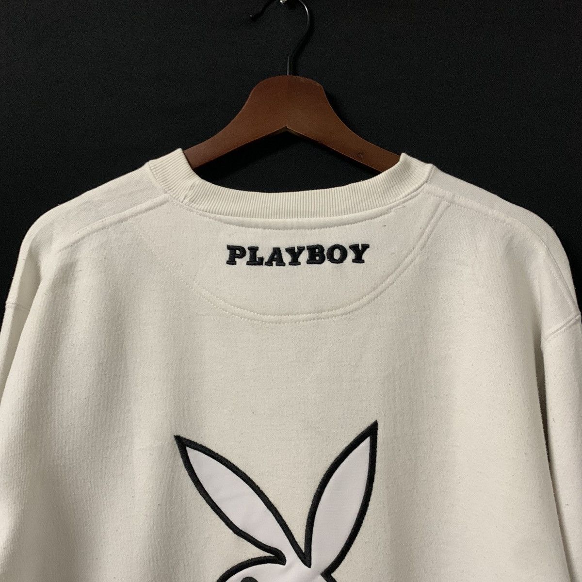 Playboy Playboy Brand Big Logo Back Crewneck Sweater Medium Size Size US M / EU 48-50 / 2 - 6 Thumbnail