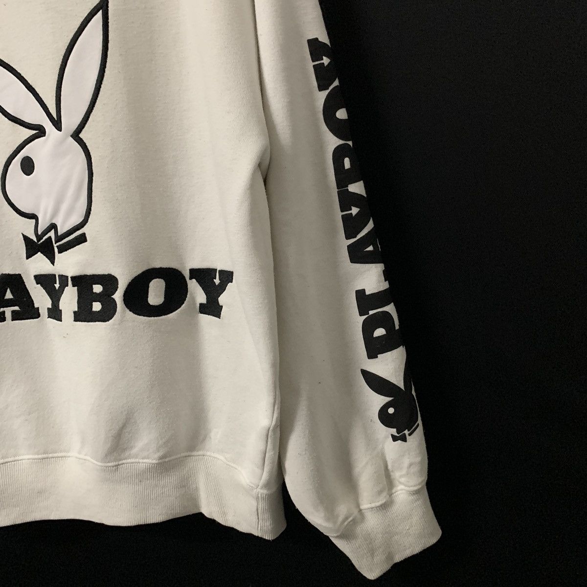 Playboy Playboy Brand Big Logo Back Crewneck Sweater Medium Size Size US M / EU 48-50 / 2 - 7 Thumbnail
