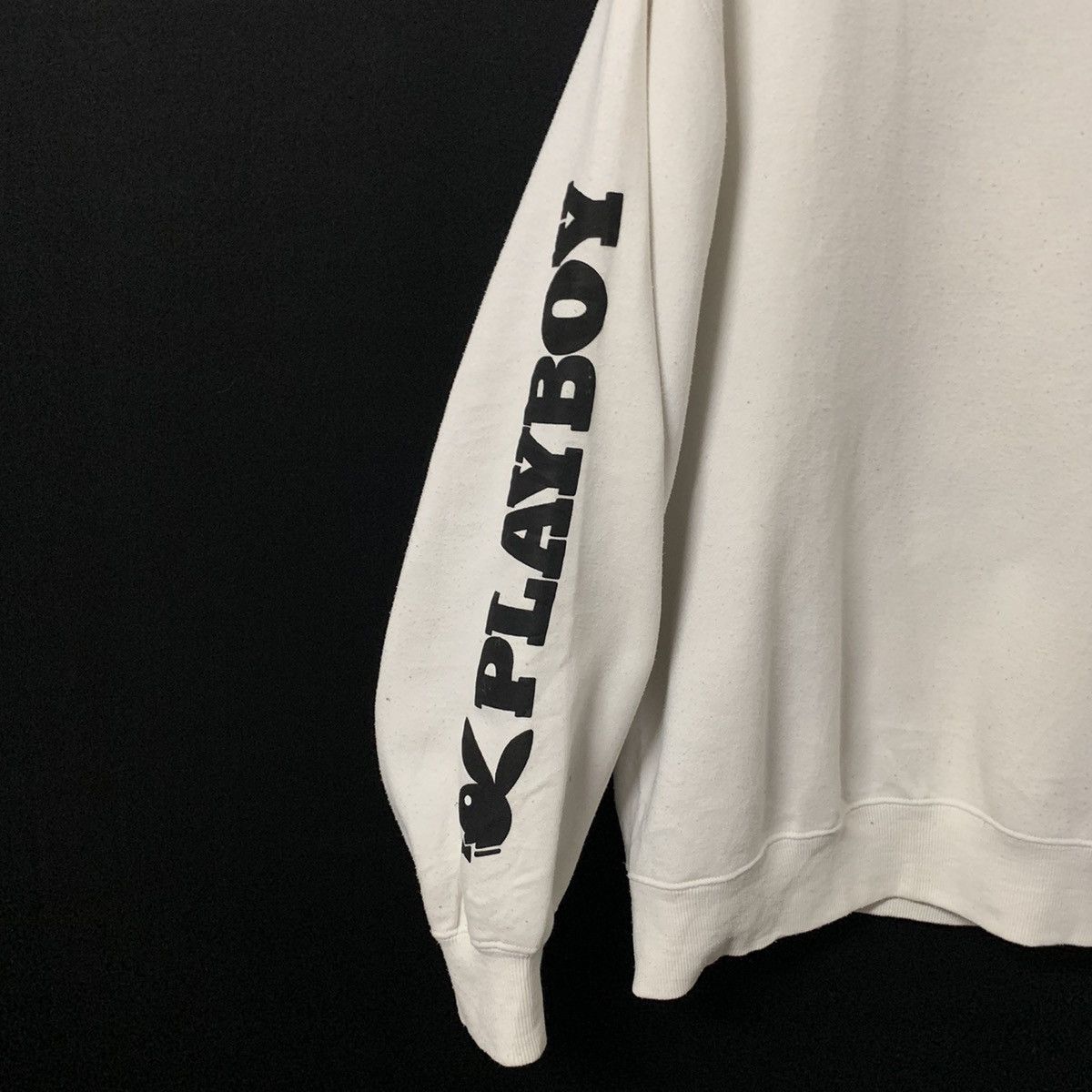Playboy Playboy Brand Big Logo Back Crewneck Sweater Medium Size Size US M / EU 48-50 / 2 - 4 Thumbnail