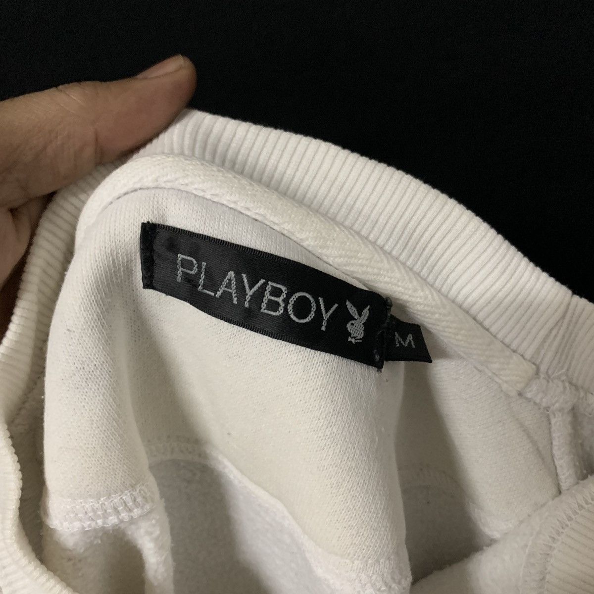 Playboy Playboy Brand Big Logo Back Crewneck Sweater Medium Size Size US M / EU 48-50 / 2 - 9 Thumbnail