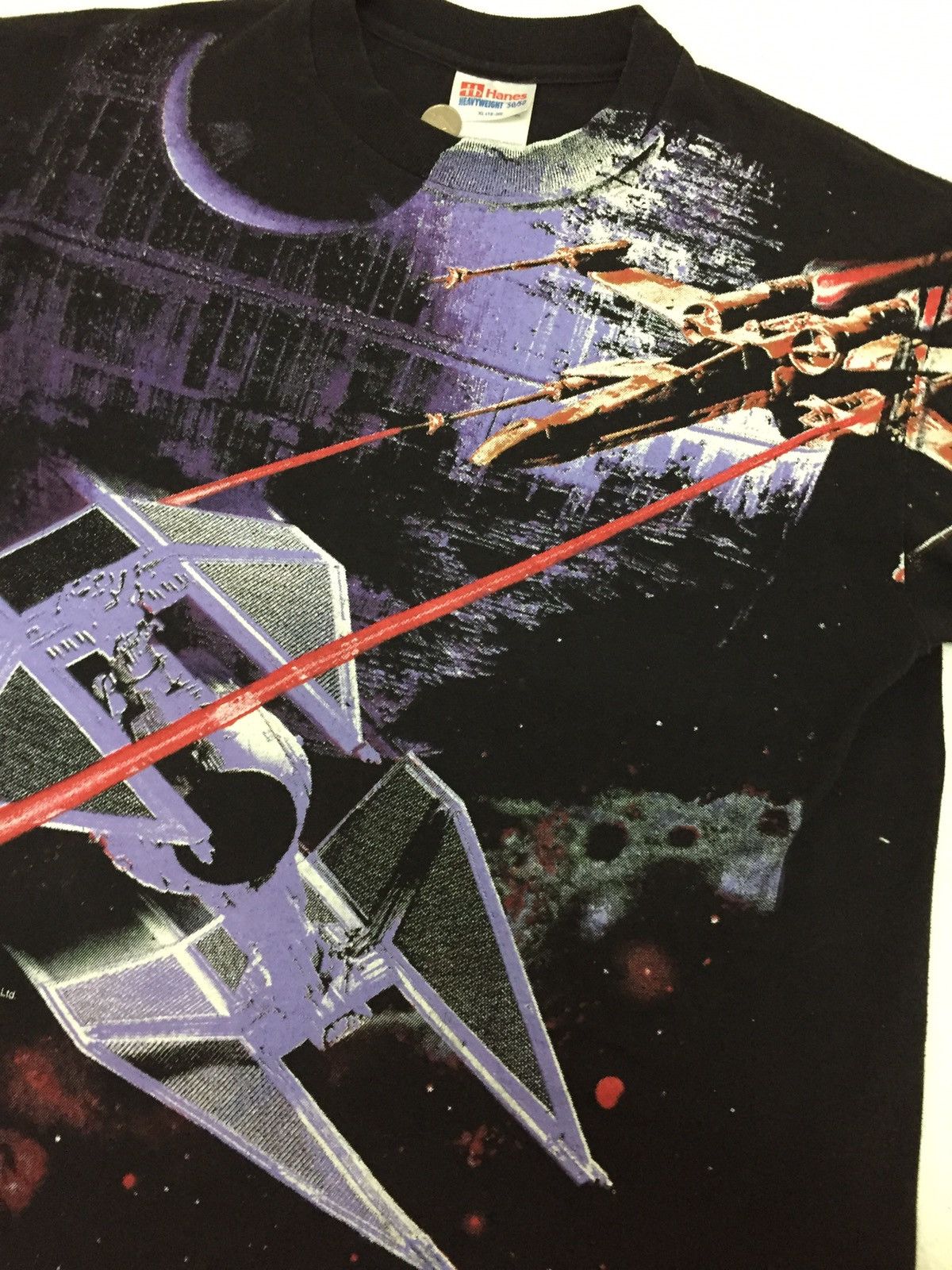 Star Wars × Vintage Vintage All Over Print Star Wars Lucasfilm 1996 T-shirt Size US S / EU 44-46 / 1 - 9 Thumbnail