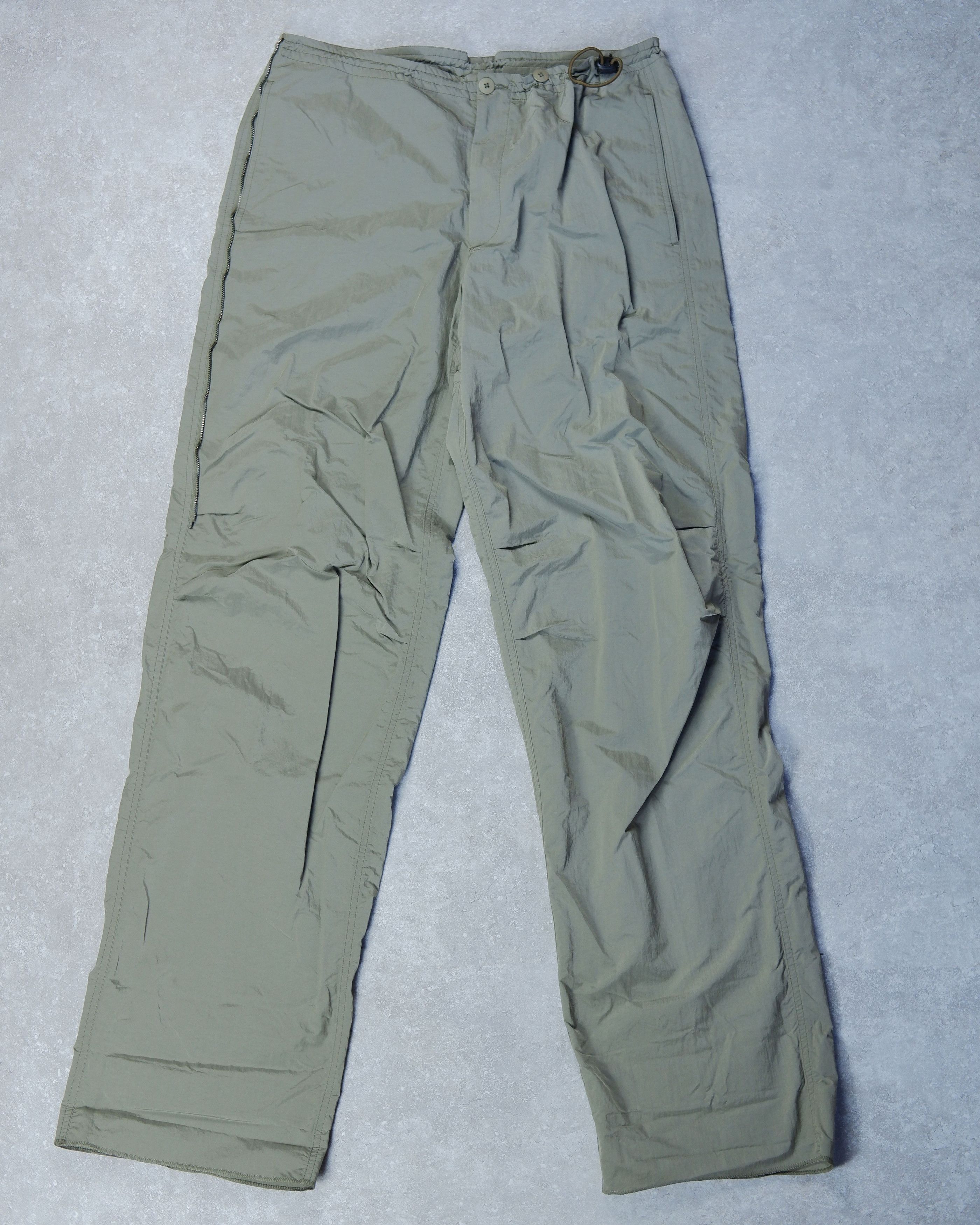 【90s Emporio Armani】baggy nylon slacks 90s Emporio Armani】baggy nylon slacks